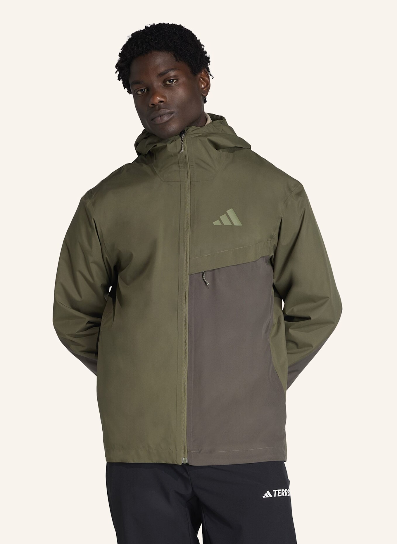 adidas TERREX TERREX MULTI 2 LAYER CLIMAPROOF REGENJACKE: GRÜN