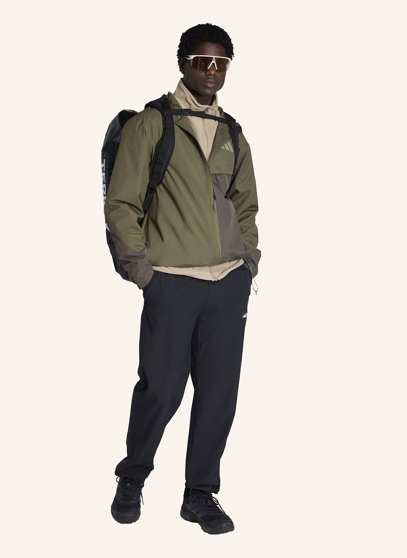 adidas TERREX TERREX MULTI 2 LAYER CLIMAPROOF REGENJACKE: GRÜN