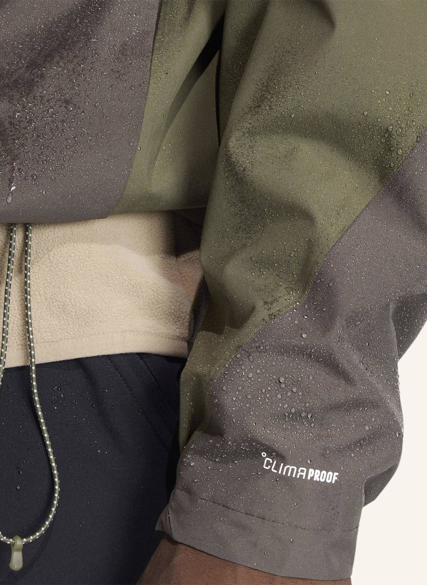 adidas TERREX TERREX MULTI 2 LAYER CLIMAPROOF REGENJACKE: GRÜN