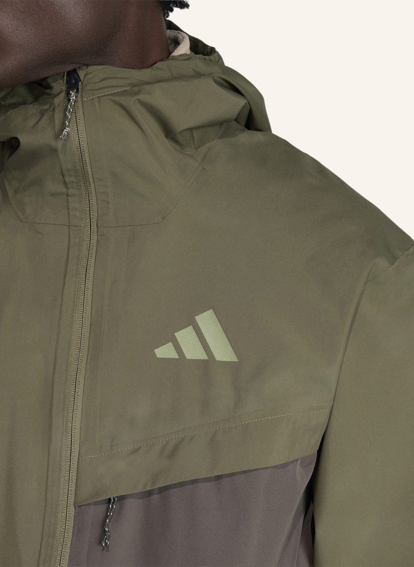 adidas TERREX TERREX MULTI 2 LAYER CLIMAPROOF REGENJACKE: GRÜN