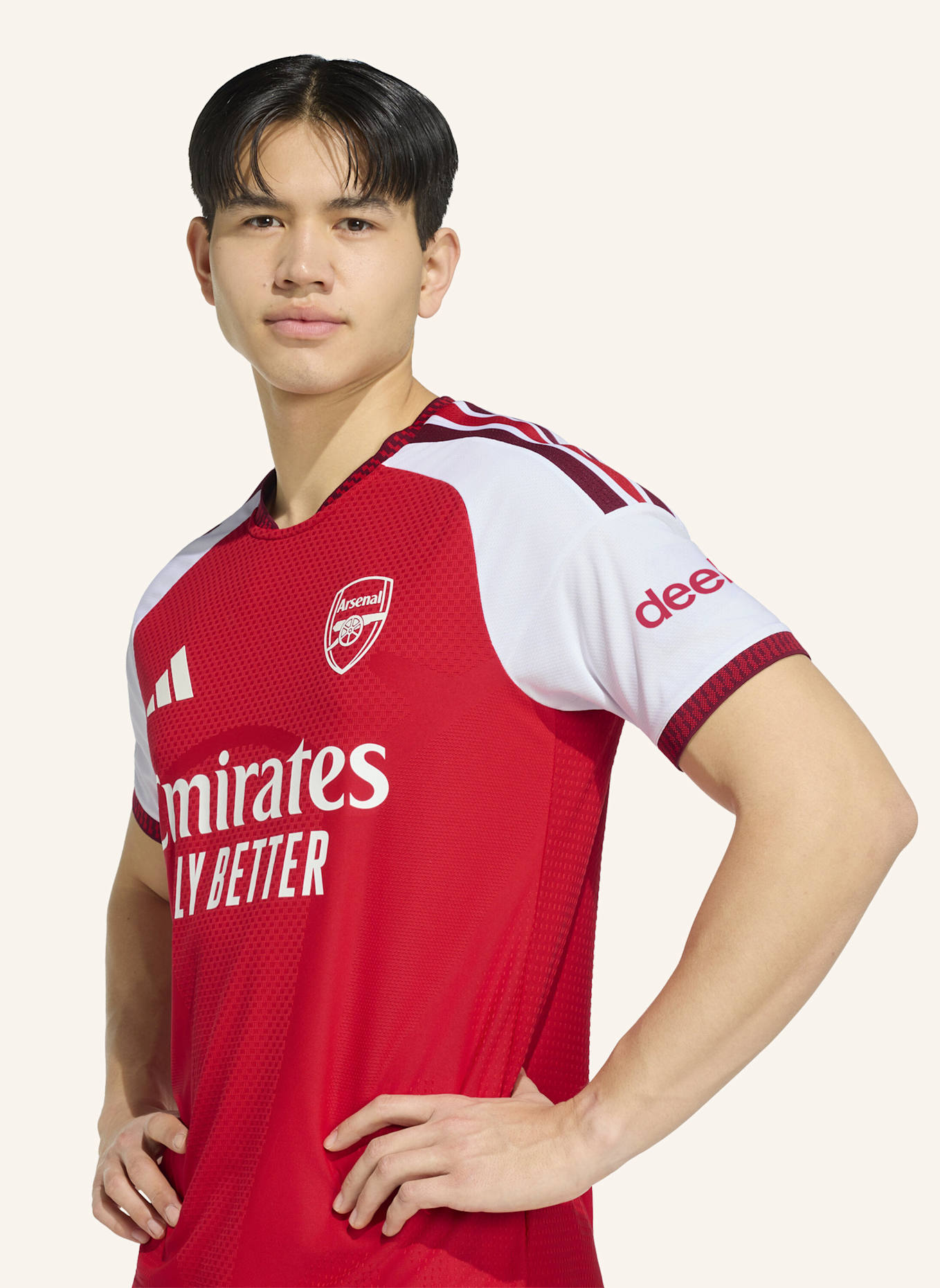 adidas FC ARSENAL 26/27 AUTHENTIC HEIMTRIKOT: ROT