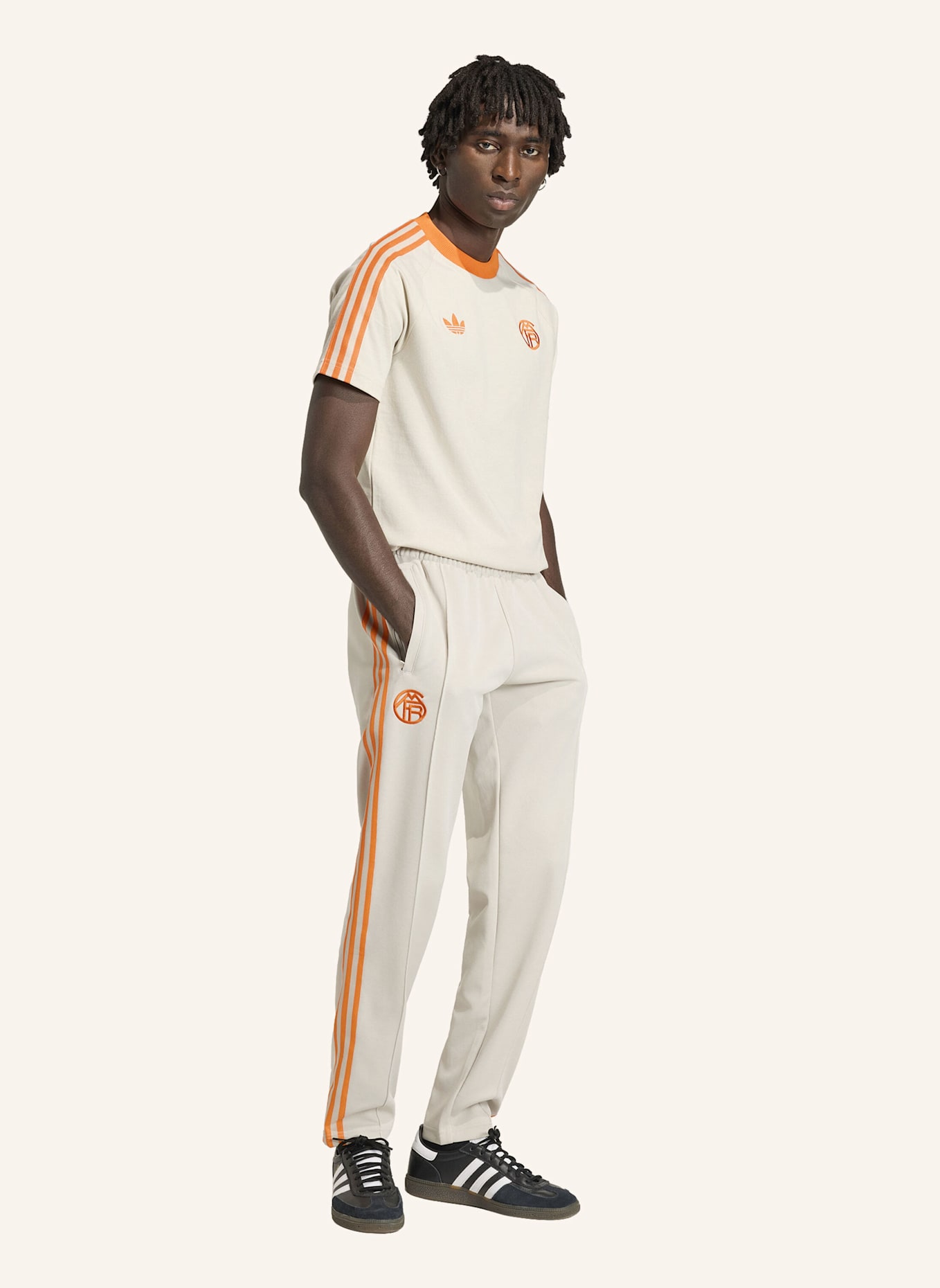 adidas FC BAYERN ORIGINALS TRAININGSHOSE: BEIGE