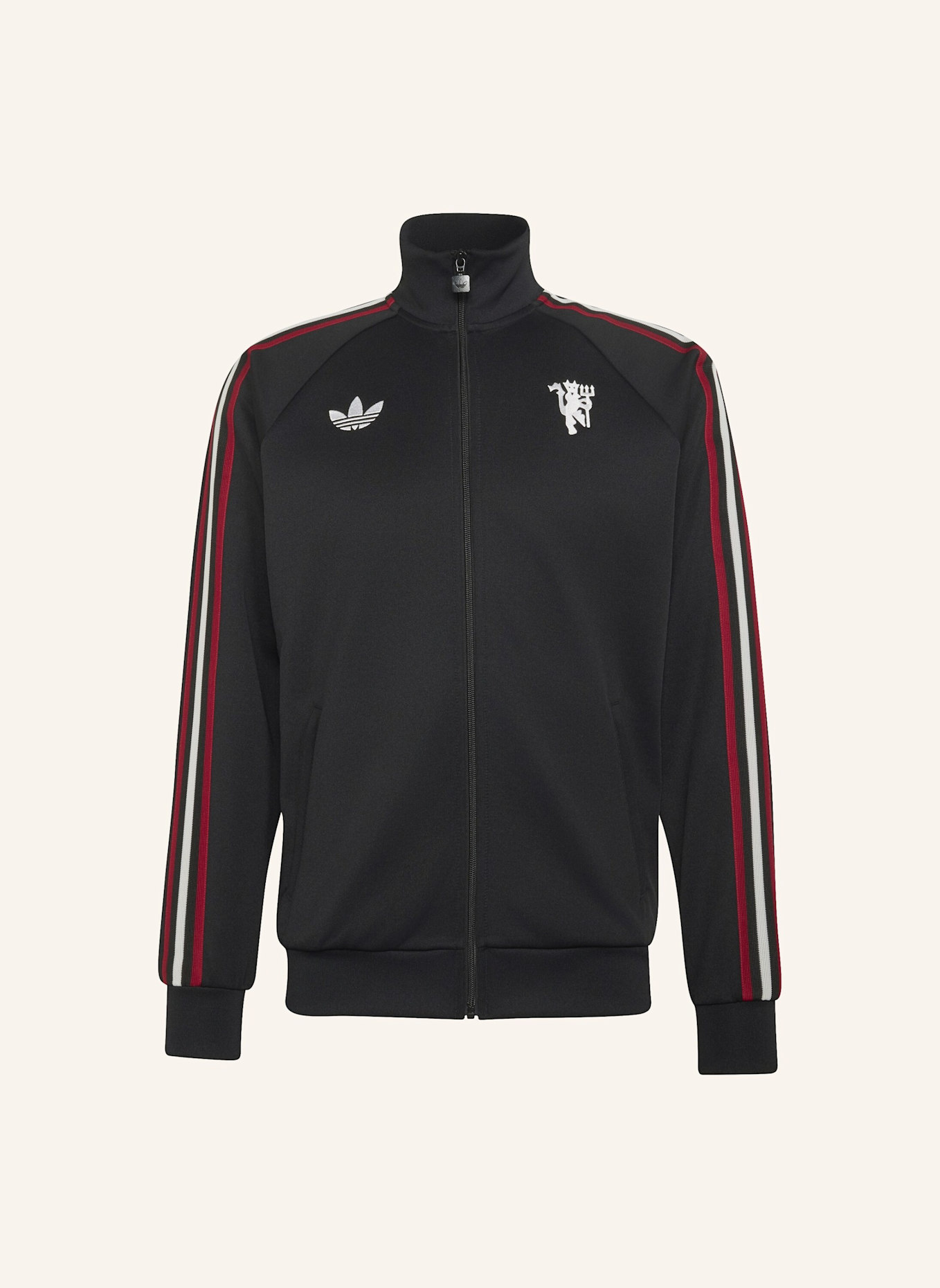 adidas MANCHESTER UNITED ORIGINALS TRAININGSJACKE: SCHWARZ