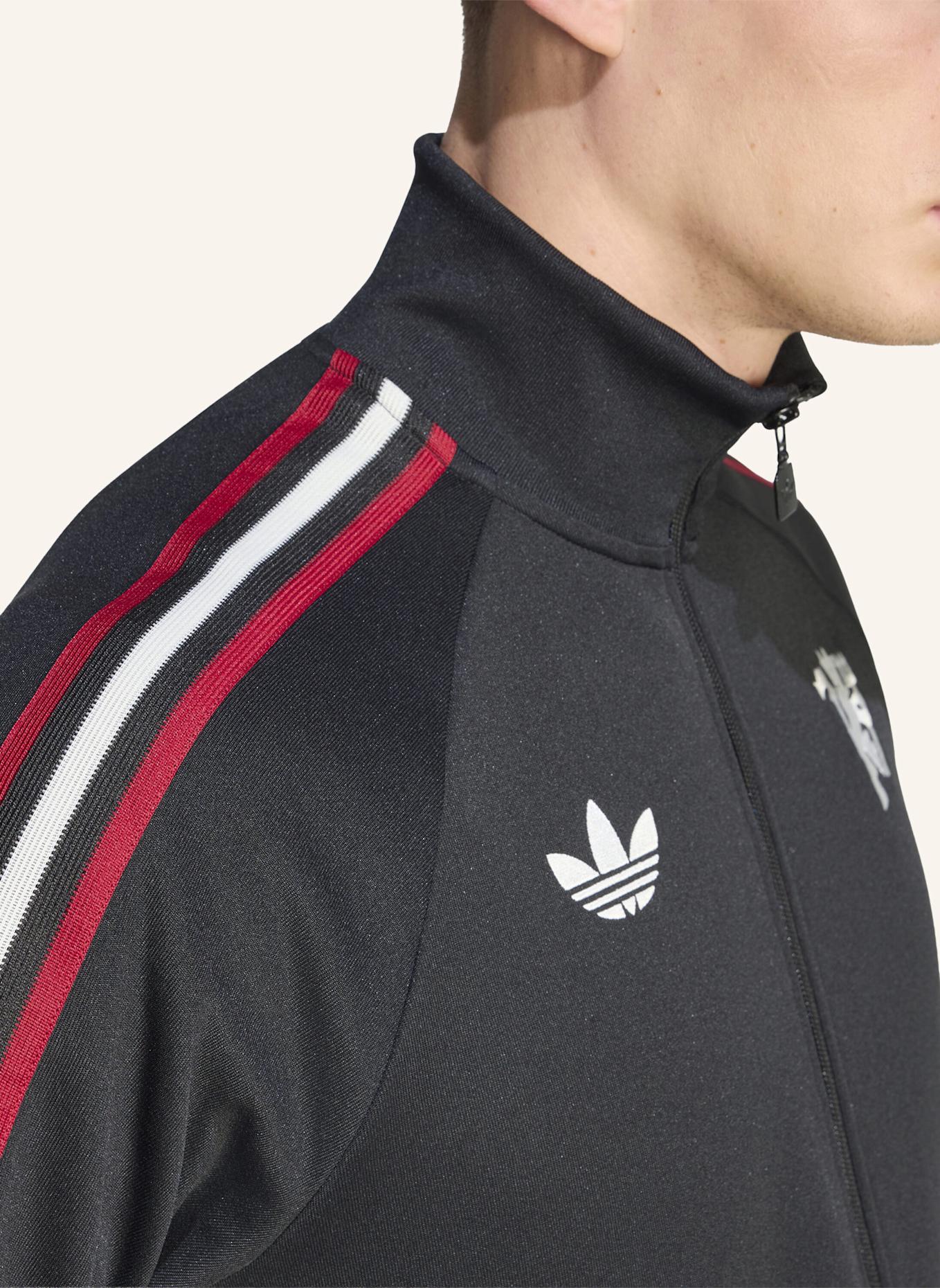 adidas MANCHESTER UNITED ORIGINALS TRAININGSJACKE: SCHWARZ