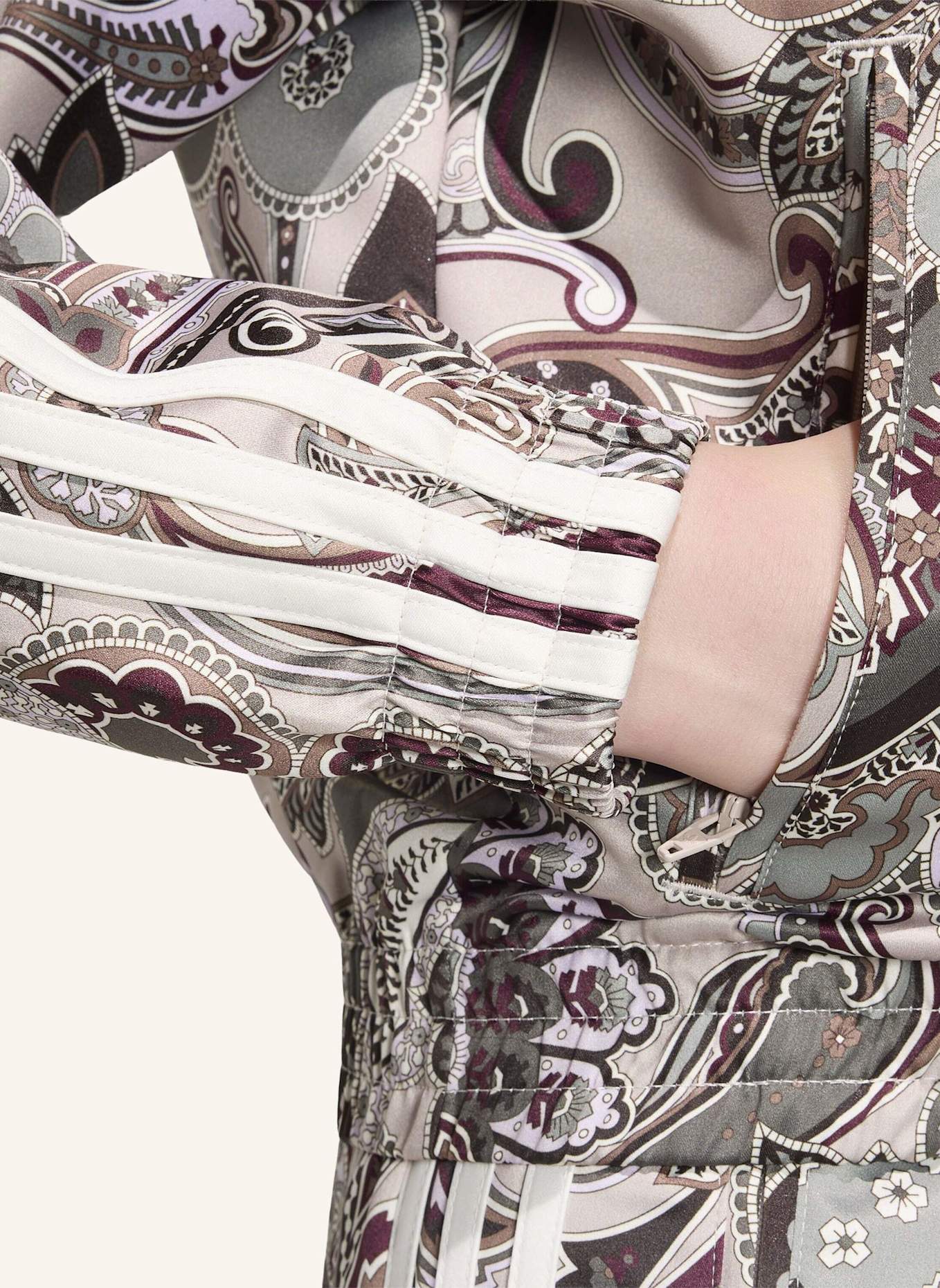 adidas Originals ADIDAS LIBERTY LONDON FIREBIRD SATIN ORIGINALS JACKE: BEIGE