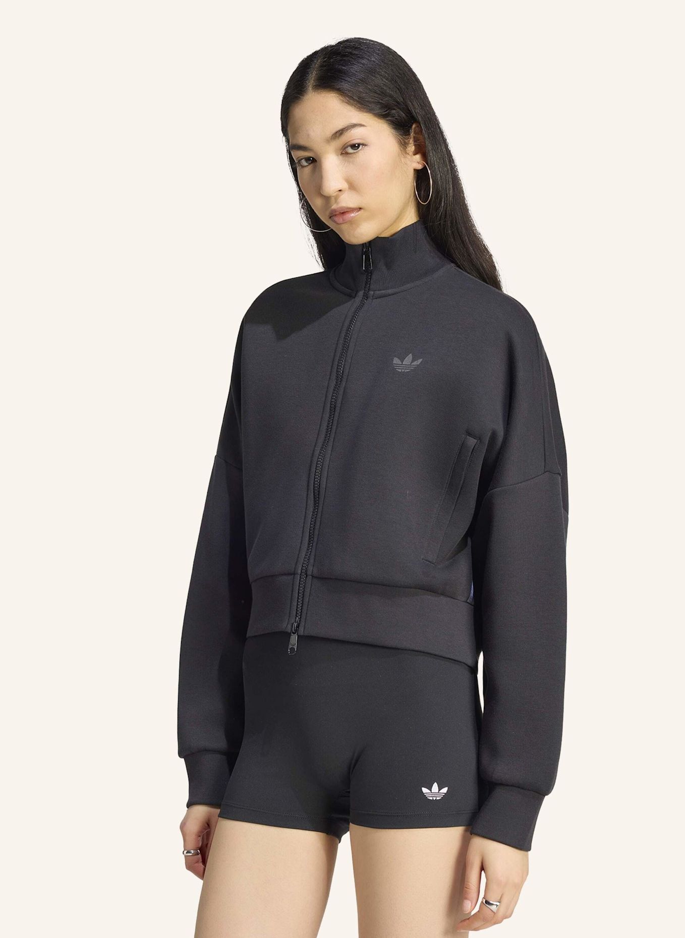 adidas Originals SPACER ORIGINALS JACKE: SCHWARZ/ GRAU