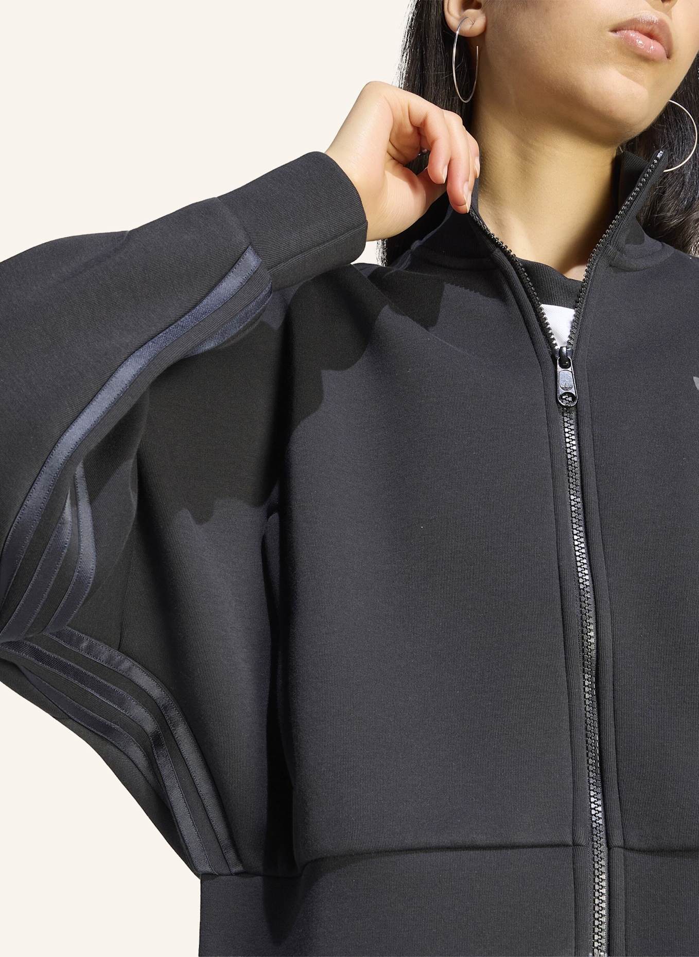 adidas Originals SPACER ORIGINALS JACKE: SCHWARZ/ GRAU