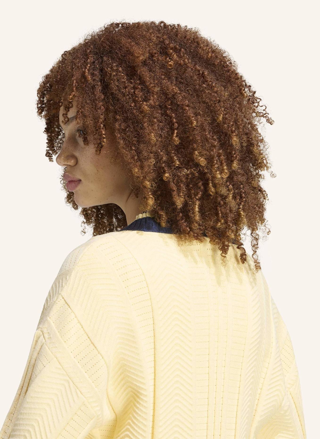 adidas Originals ZOPFMUSTER-STRICKJACKE: CREME