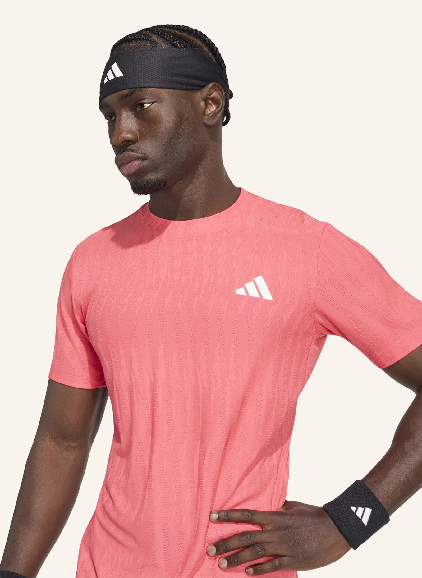 adidas TENNIS CLIMACOOL+ AIRCHILL FREELIFT T-SHIRT: PINK