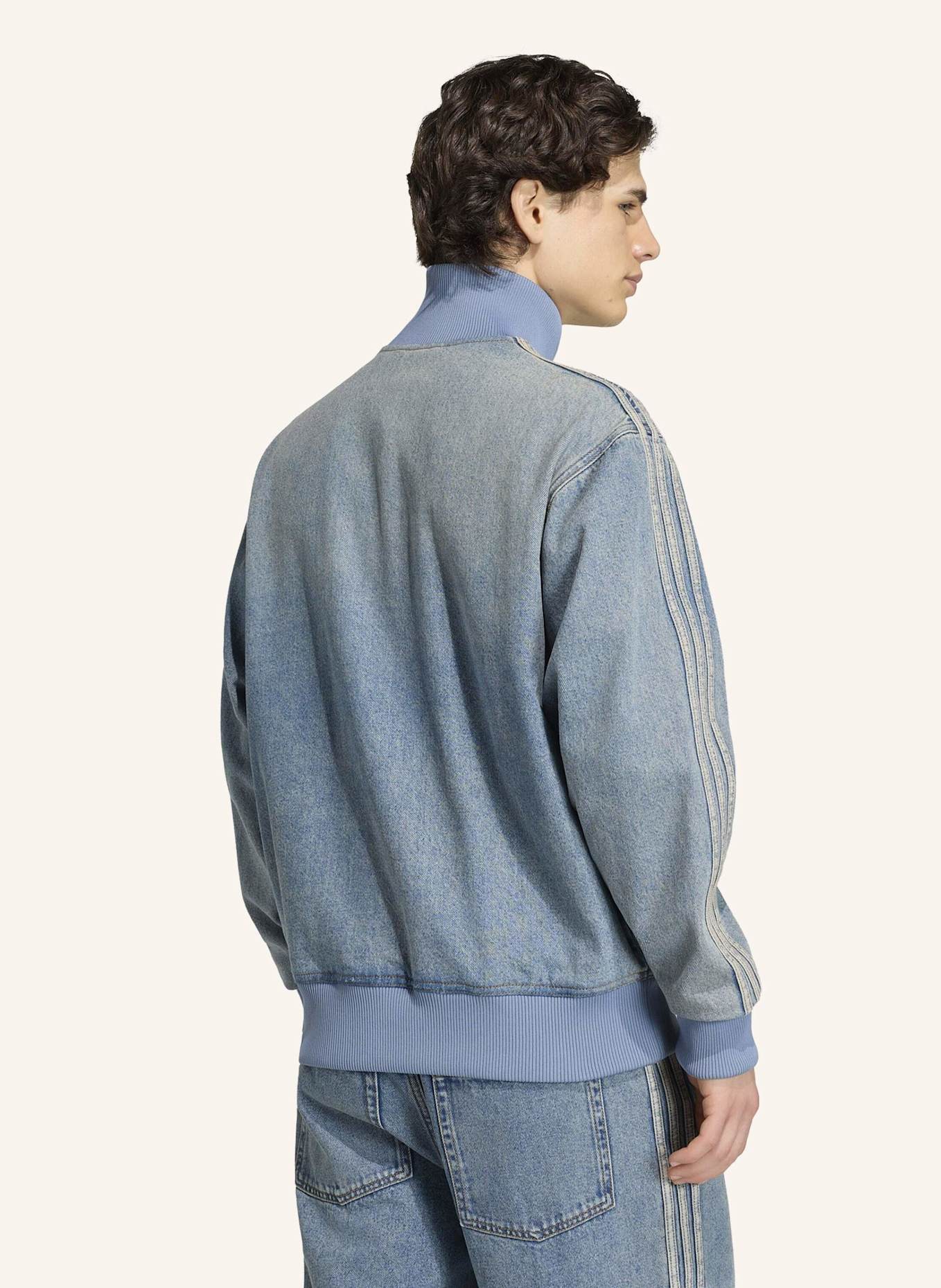 adidas Originals FIREBIRD ADICOLOR DENIM TRACK TOP: BLAU