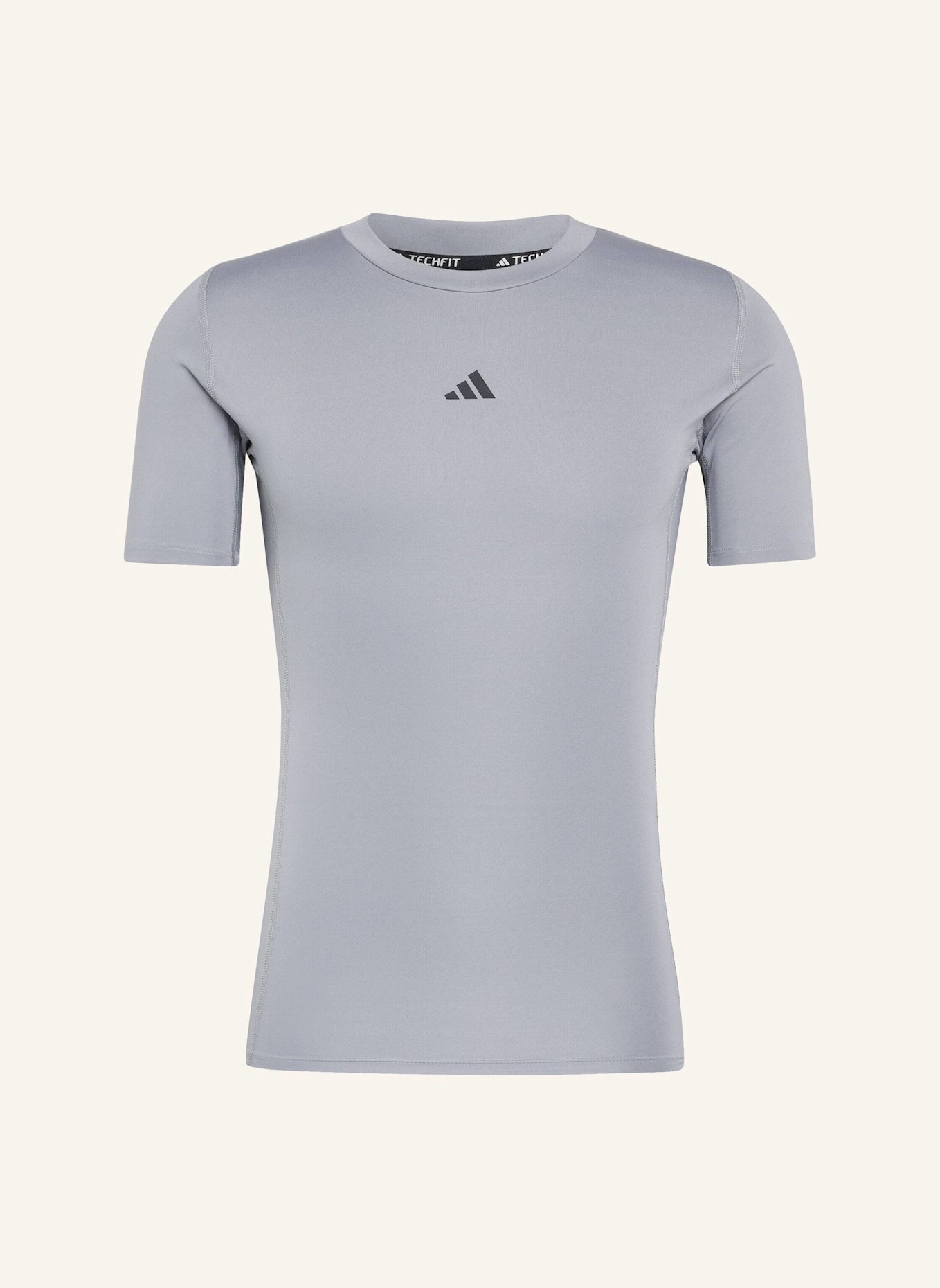 adidas T-Shirt TECHFIT: GRAU