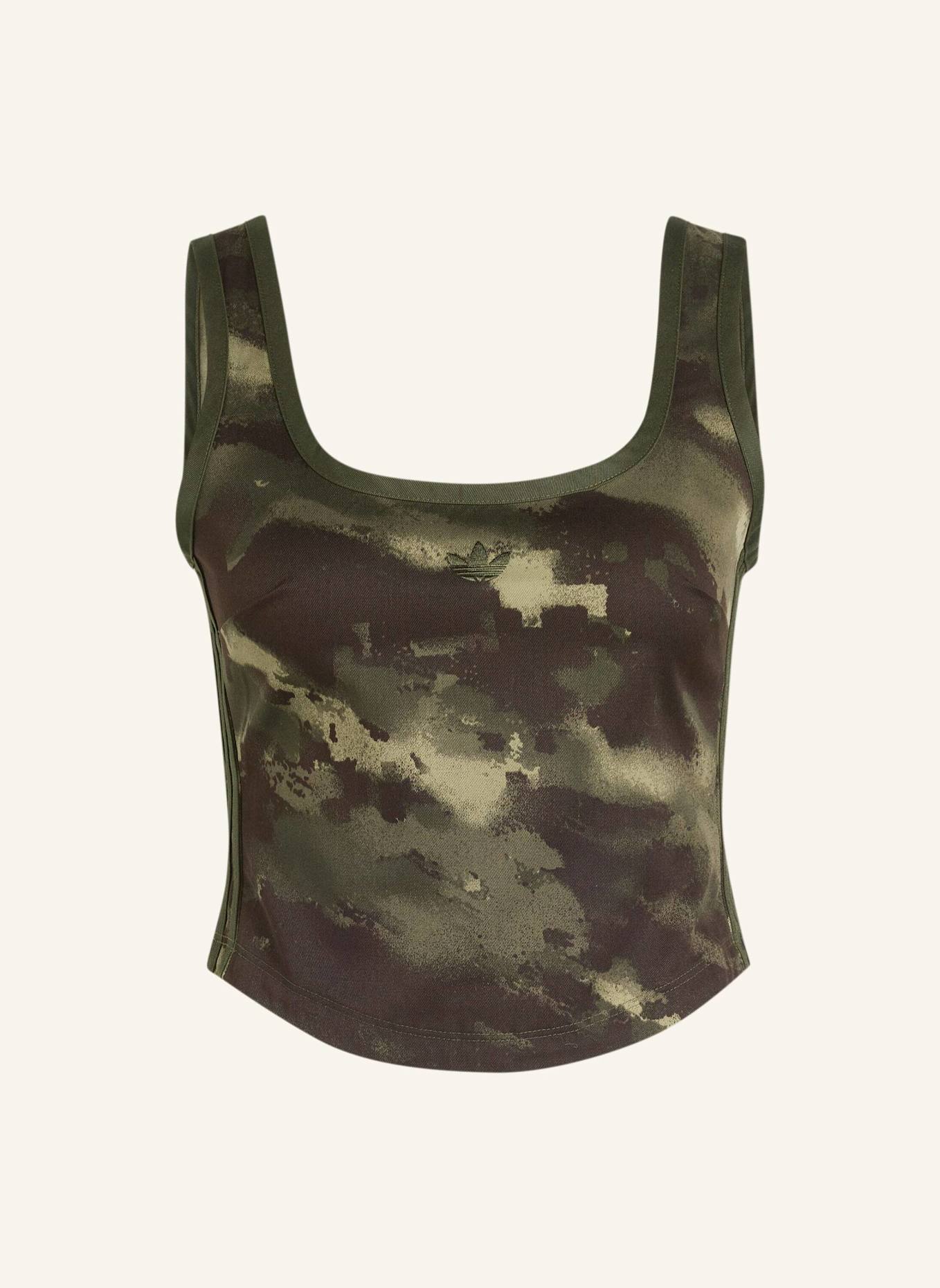 adidas Originals CAMO CORSET HEMD: SCHWARZ