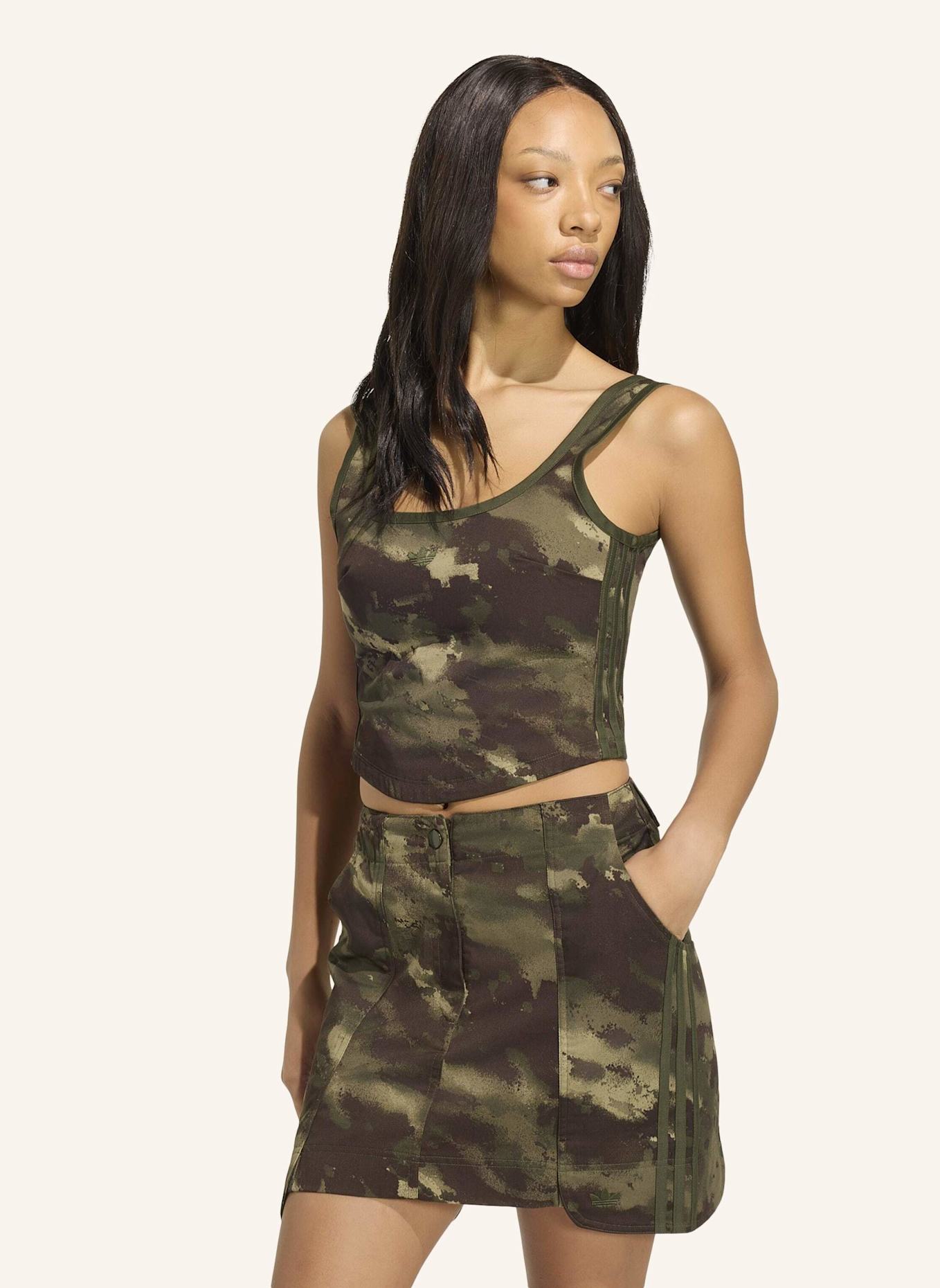 adidas Originals CAMO CORSET HEMD: SCHWARZ