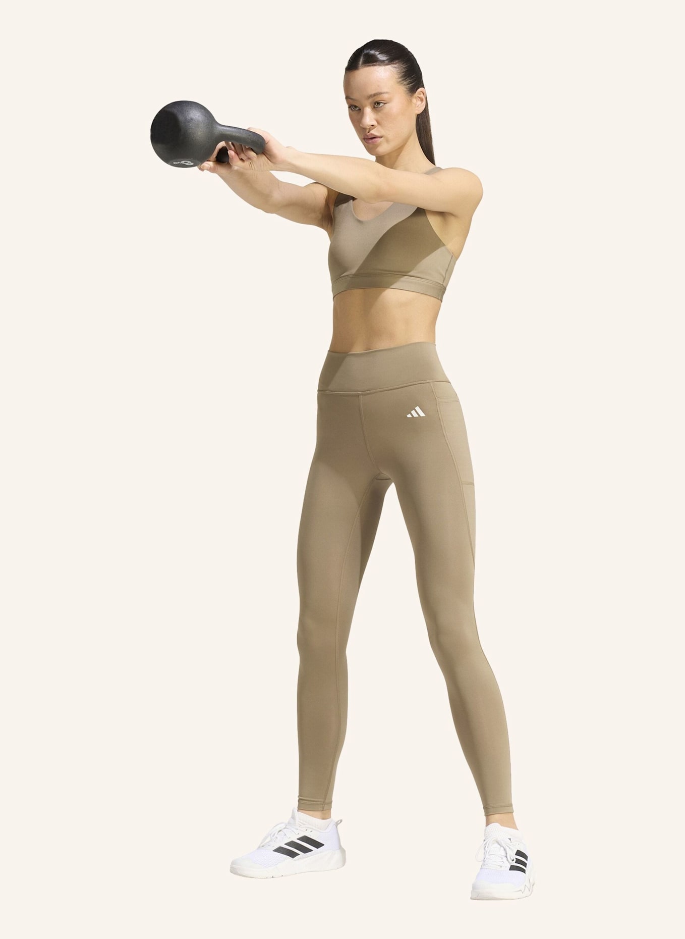adidas Tights OPTIME ESSENTIALS: KHAKI