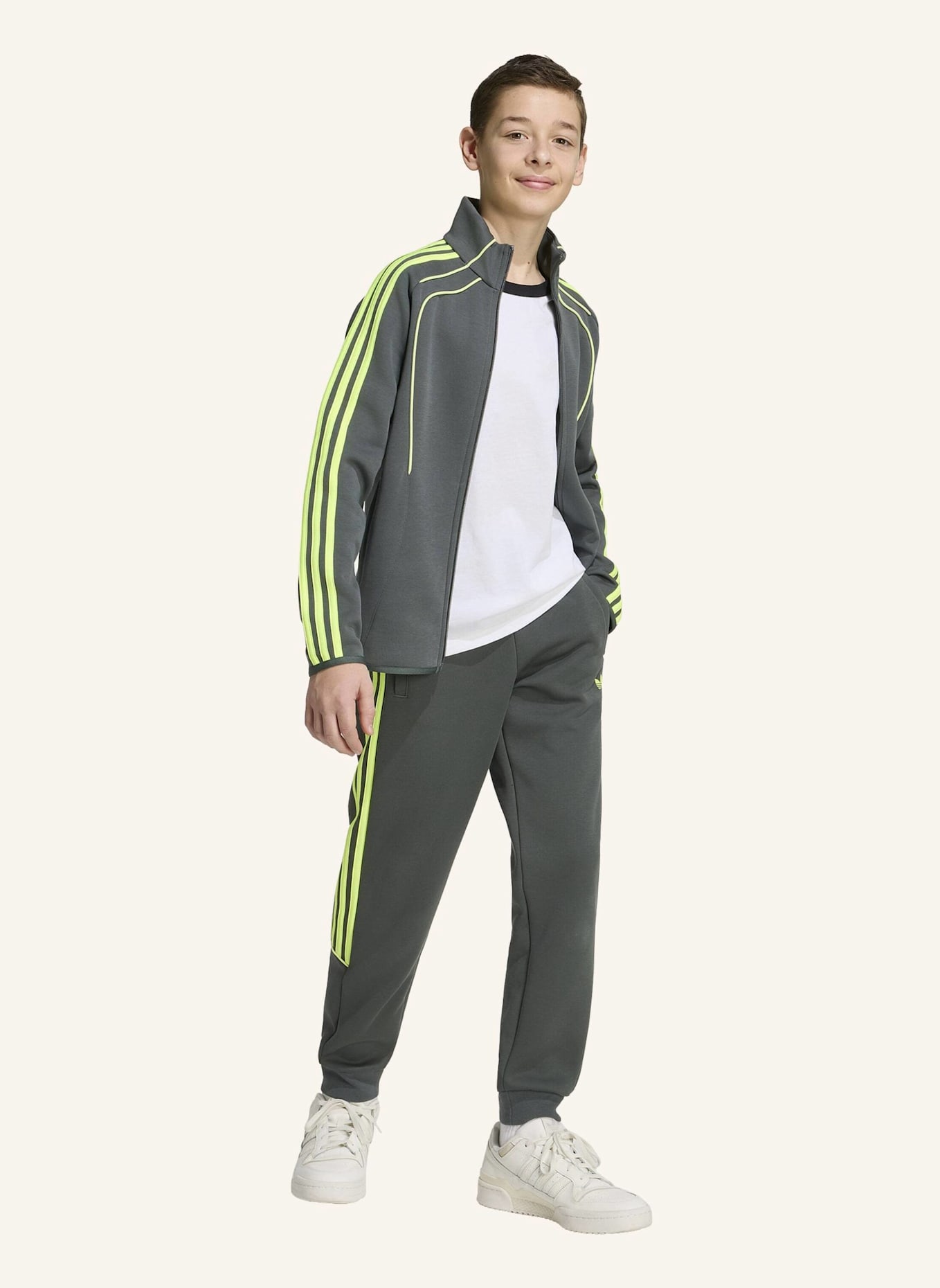 adidas Originals SPACER TRAININGSJACKE: SCHWARZ
