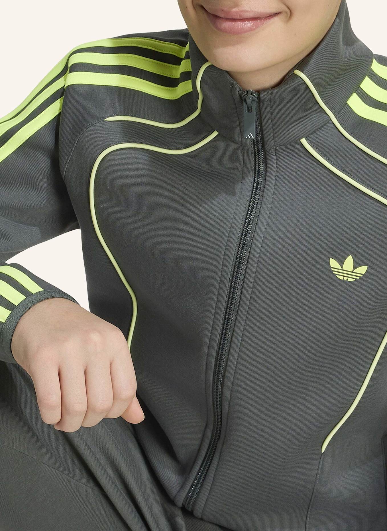 adidas Originals SPACER TRAININGSJACKE: SCHWARZ