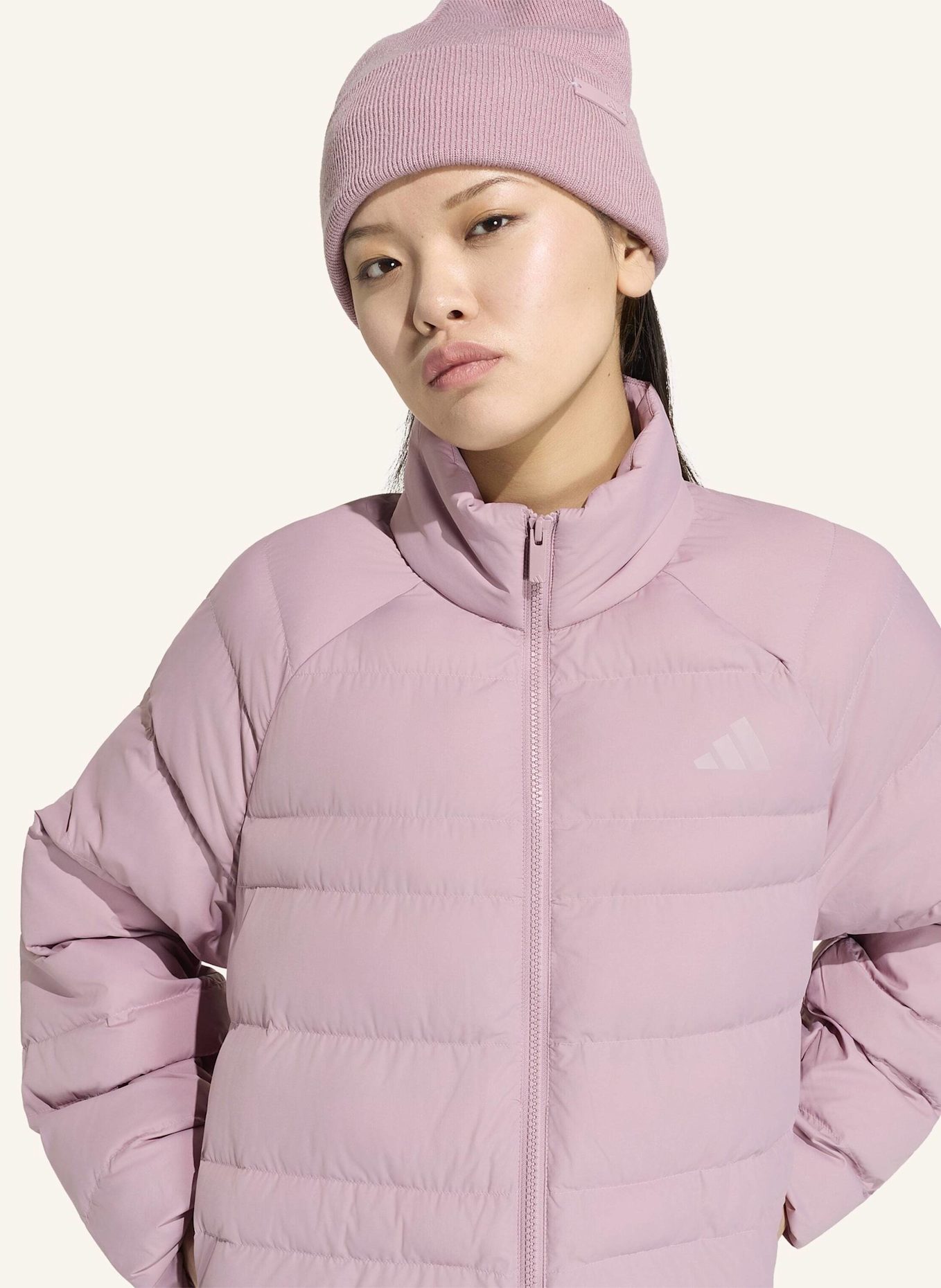 adidas ESSENTIALS PACKABLE ISOLATIONSJACKE: LILA
