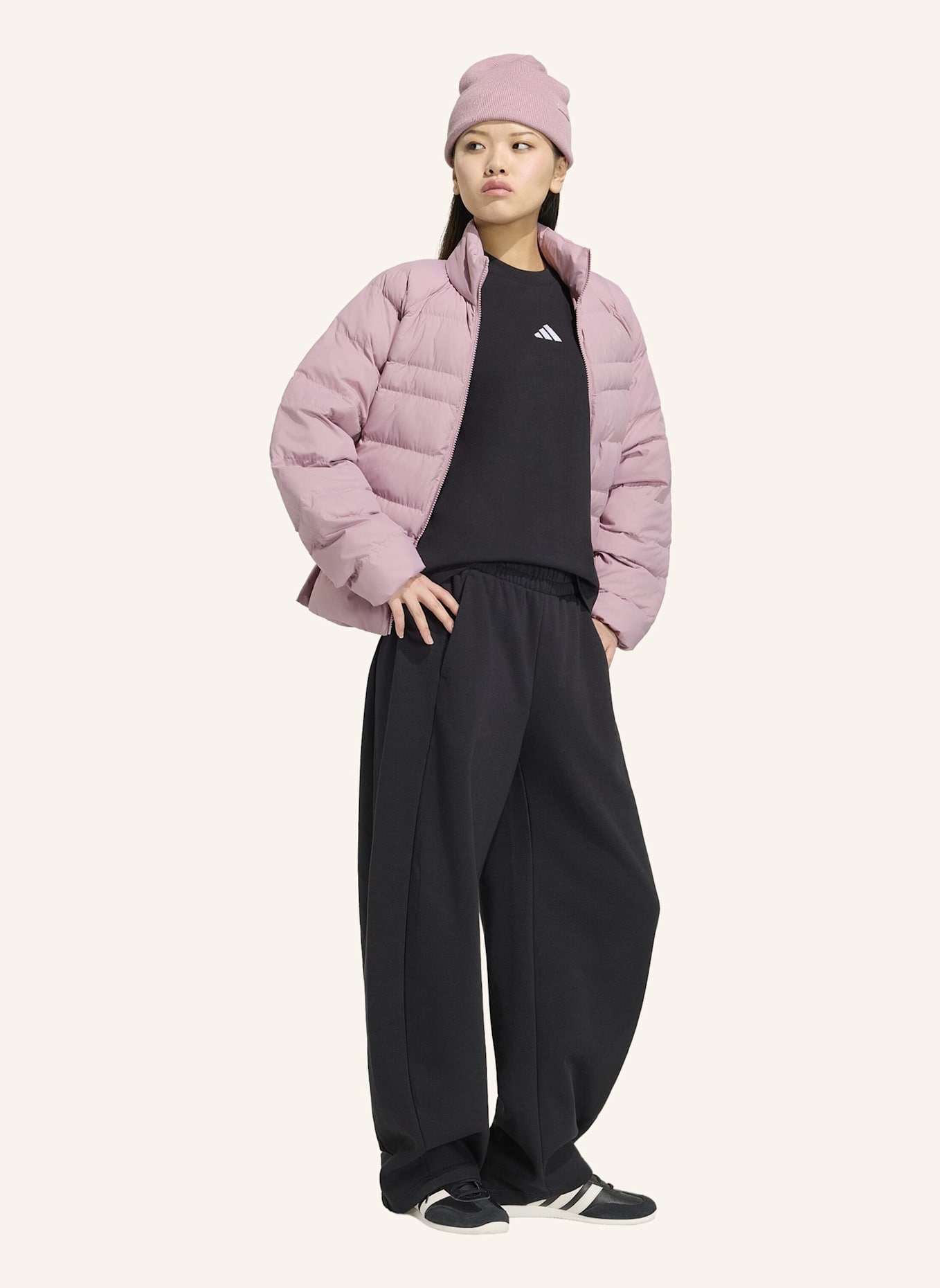 adidas ESSENTIALS PACKABLE ISOLATIONSJACKE: LILA