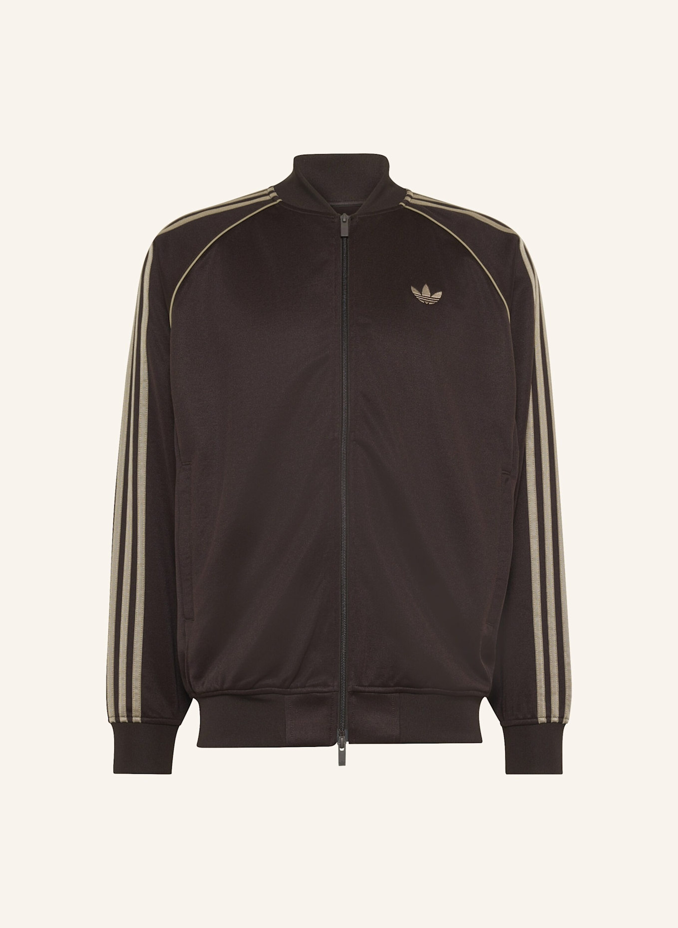 adidas Originals SST ADICOLOR CLASSICS LOOSE TRACK TOP: BRAUN
