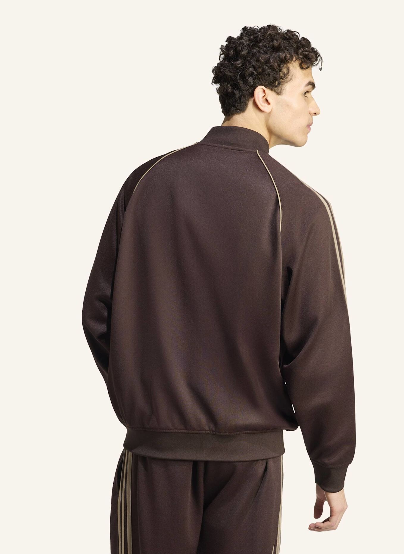 adidas Originals SST ADICOLOR CLASSICS LOOSE TRACK TOP: BRAUN