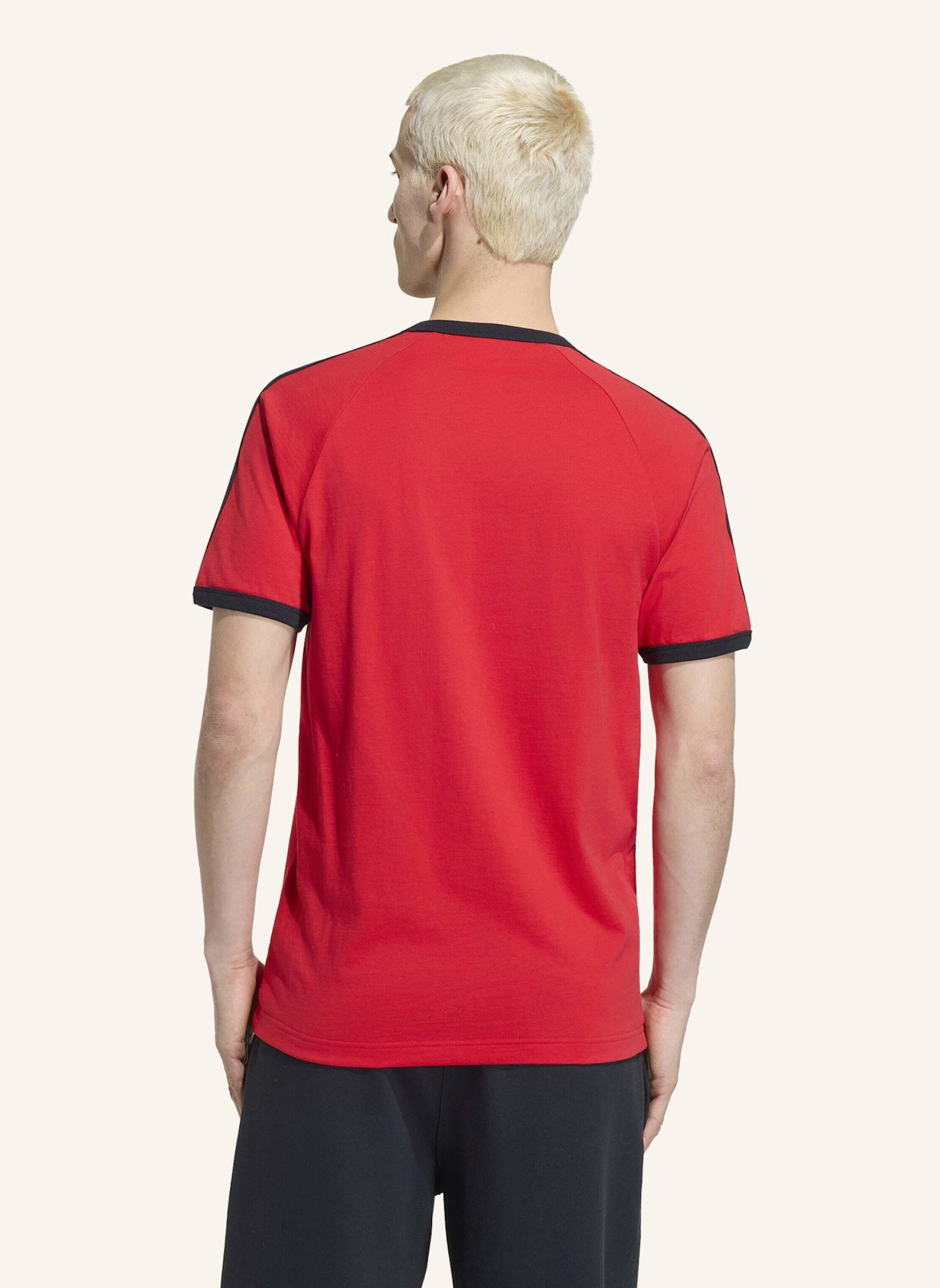 adidas Originals T-SHIRT, 3-STREIFEN: ROT