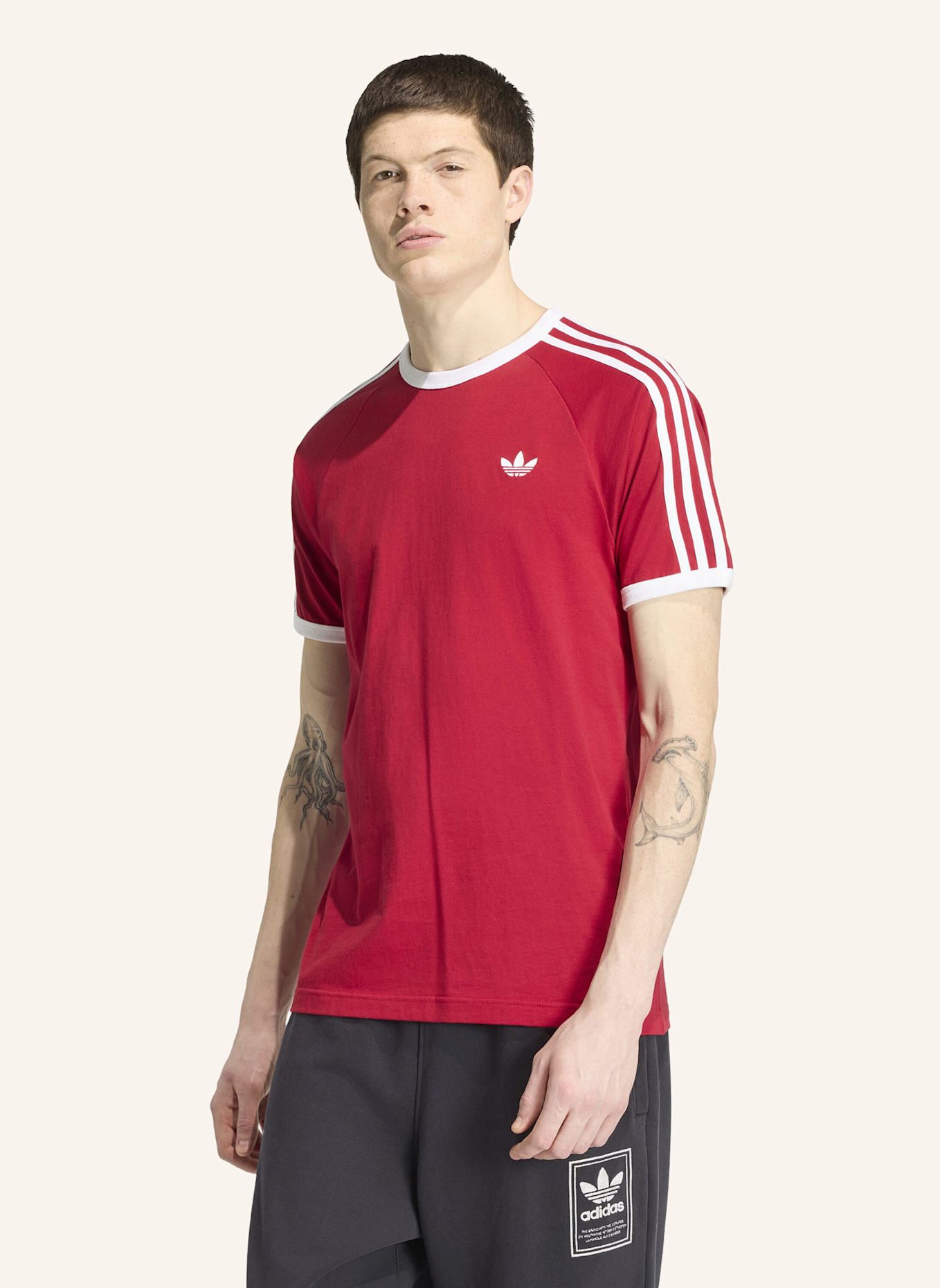adidas Originals T-SHIRT, 3-STREIFEN: WEISS