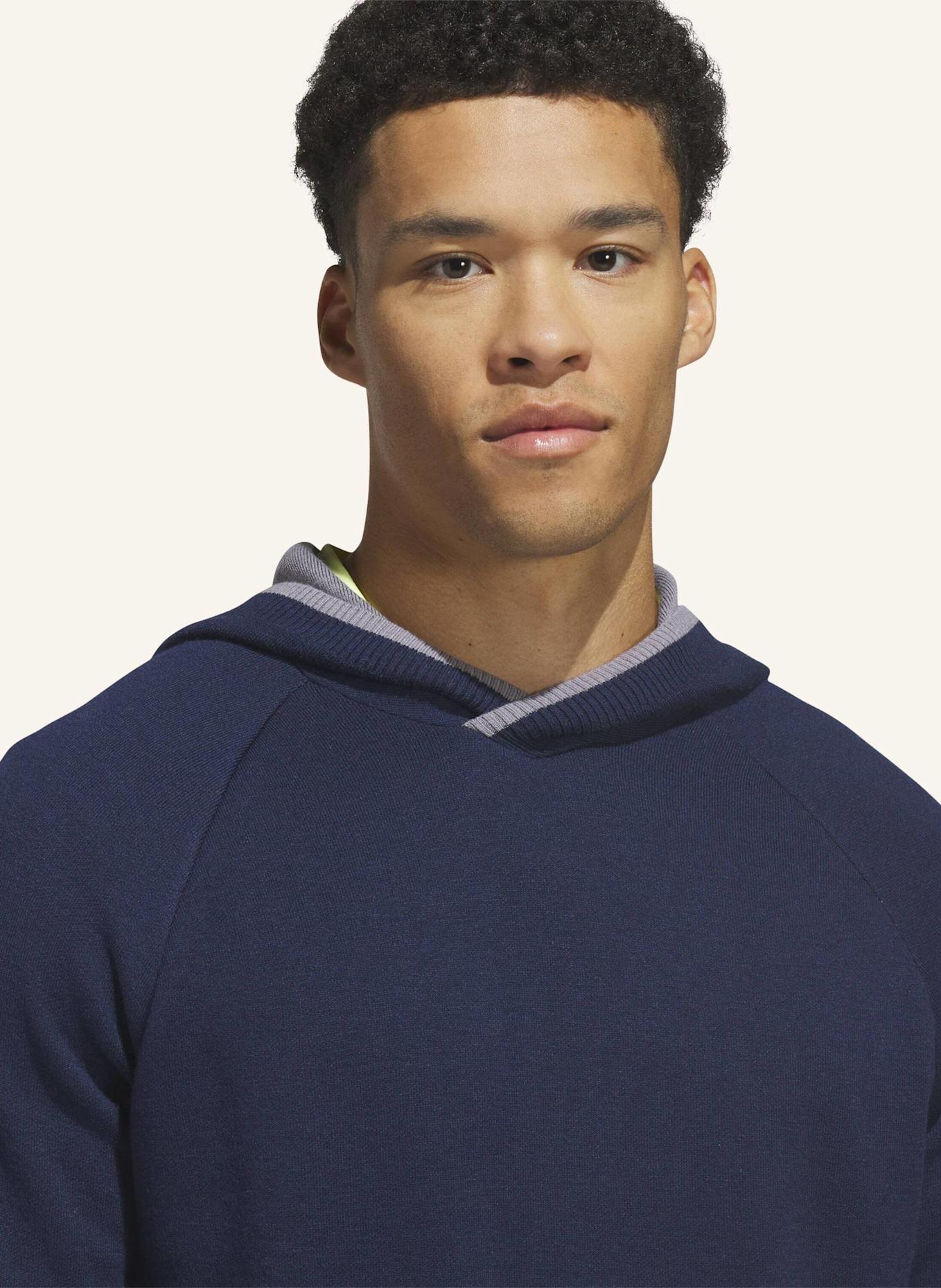 adidas ULTIMATE365 TOUR TWISTKNIT HOODIE: BLAU
