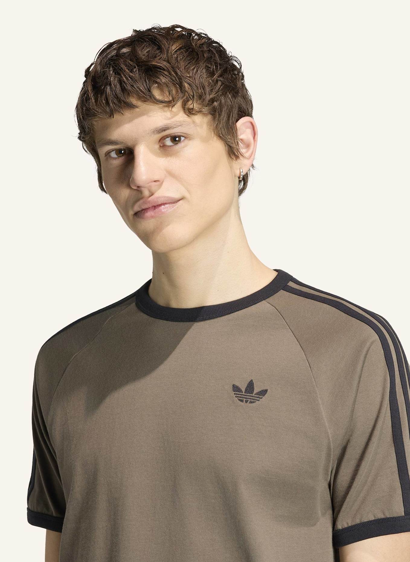 adidas Originals T-SHIRT, 3-STREIFEN: SCHWARZ