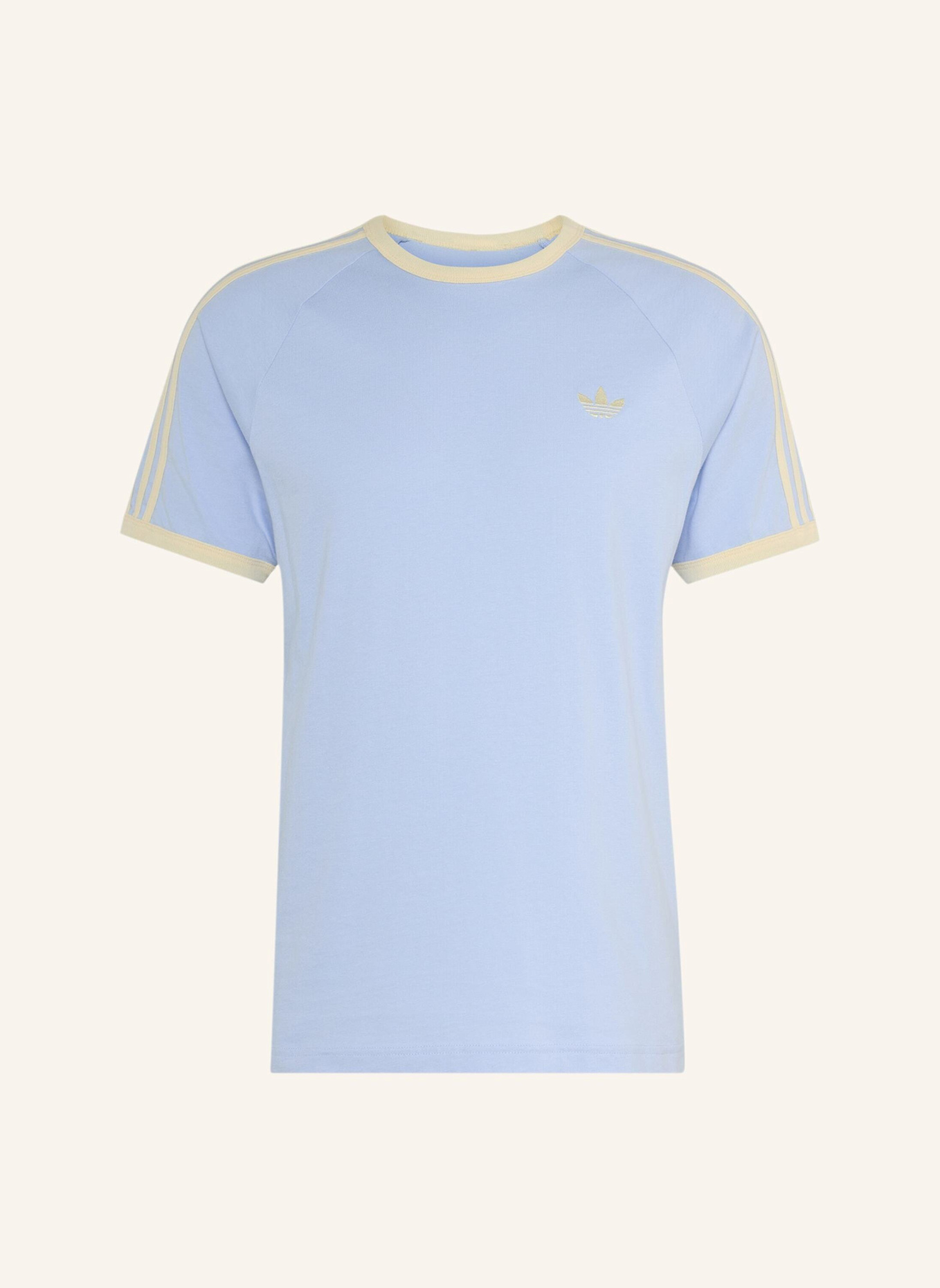 adidas Originals T-SHIRT, 3-STREIFEN: BLAU/ CREME
