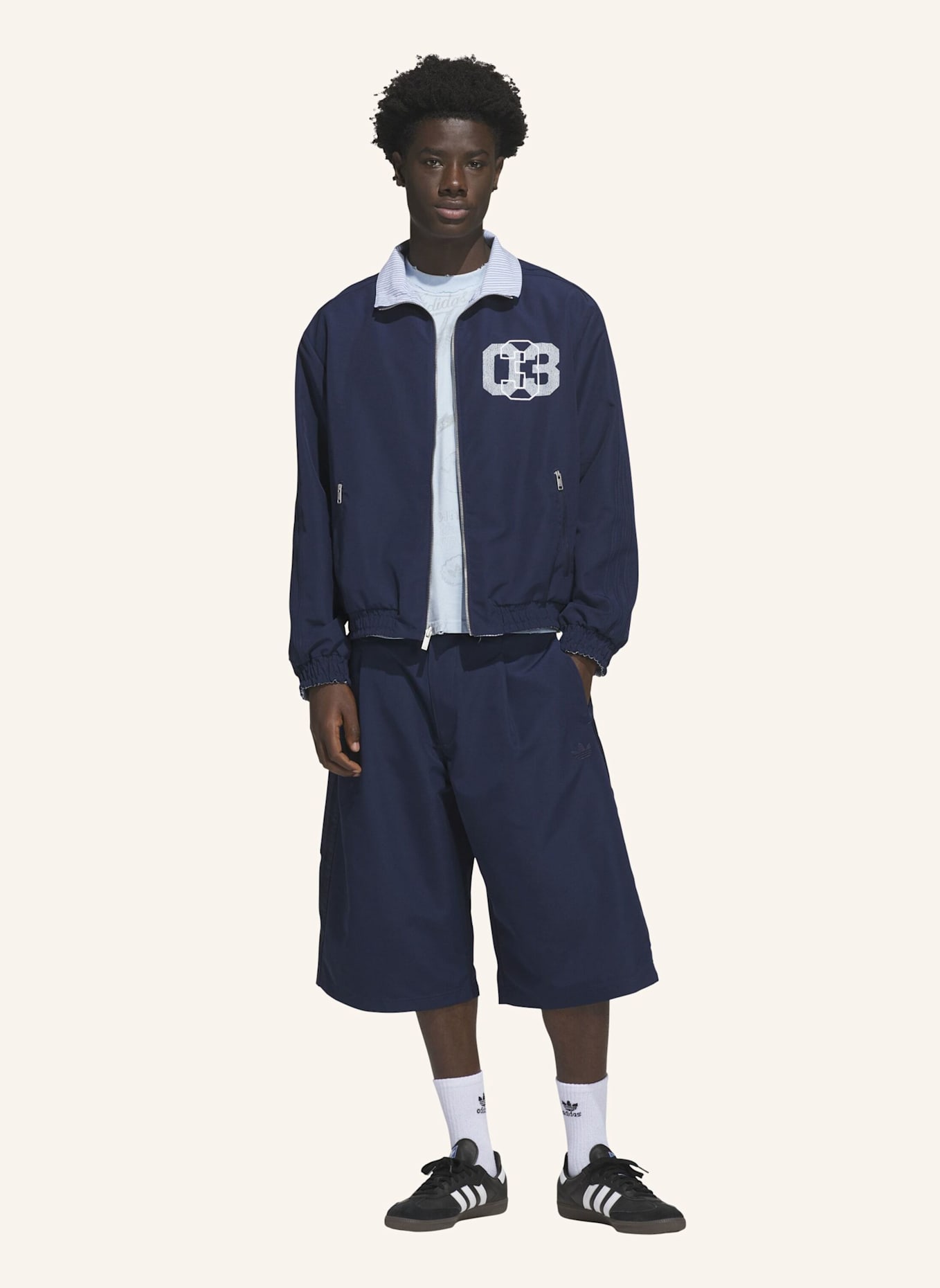 adidas Originals FIREBIRD COACH JACKE: BLAU