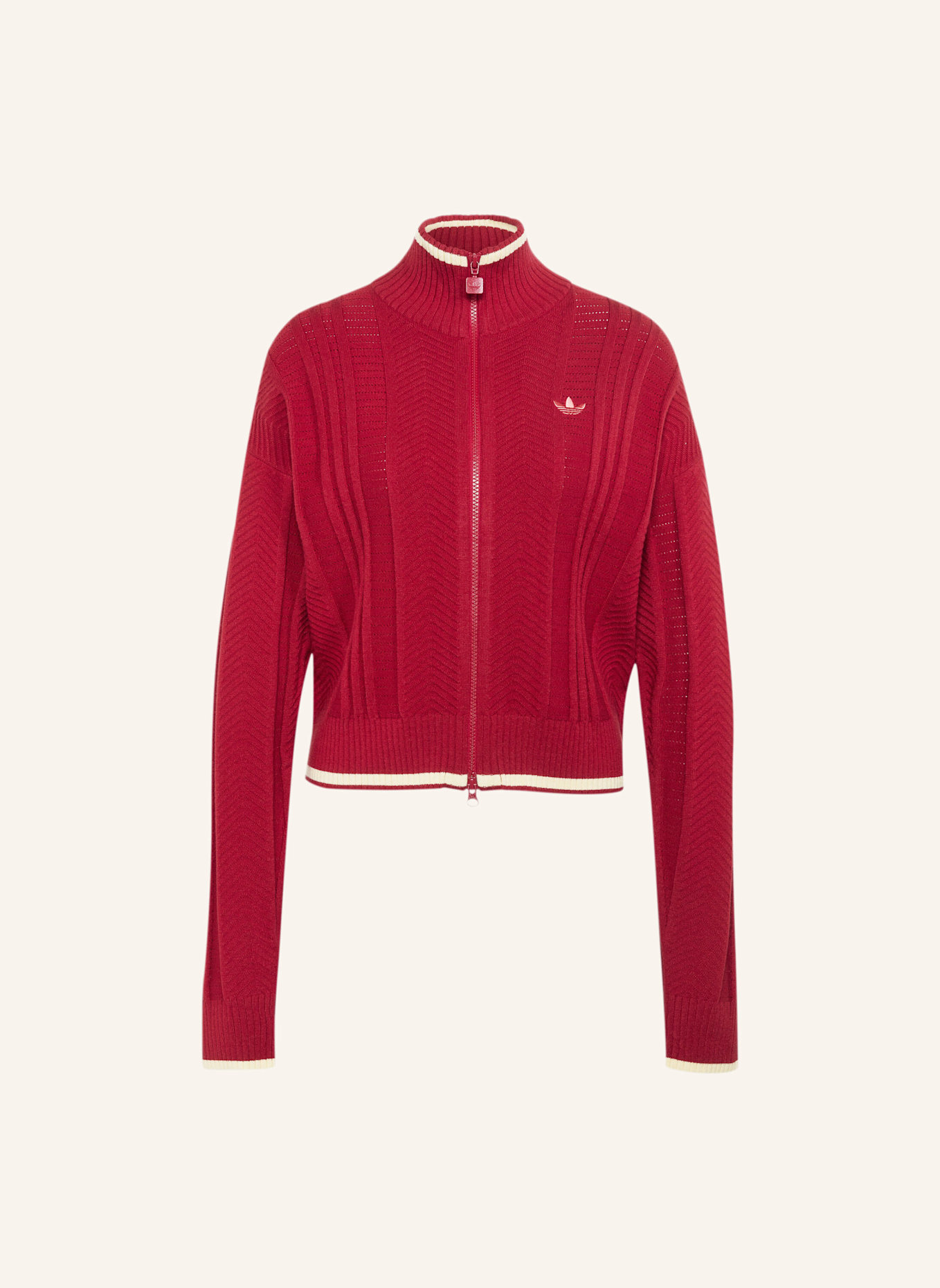 adidas Originals FIREBIRD ORIGINALS JACKE, ZOPFMUSTER: ROT