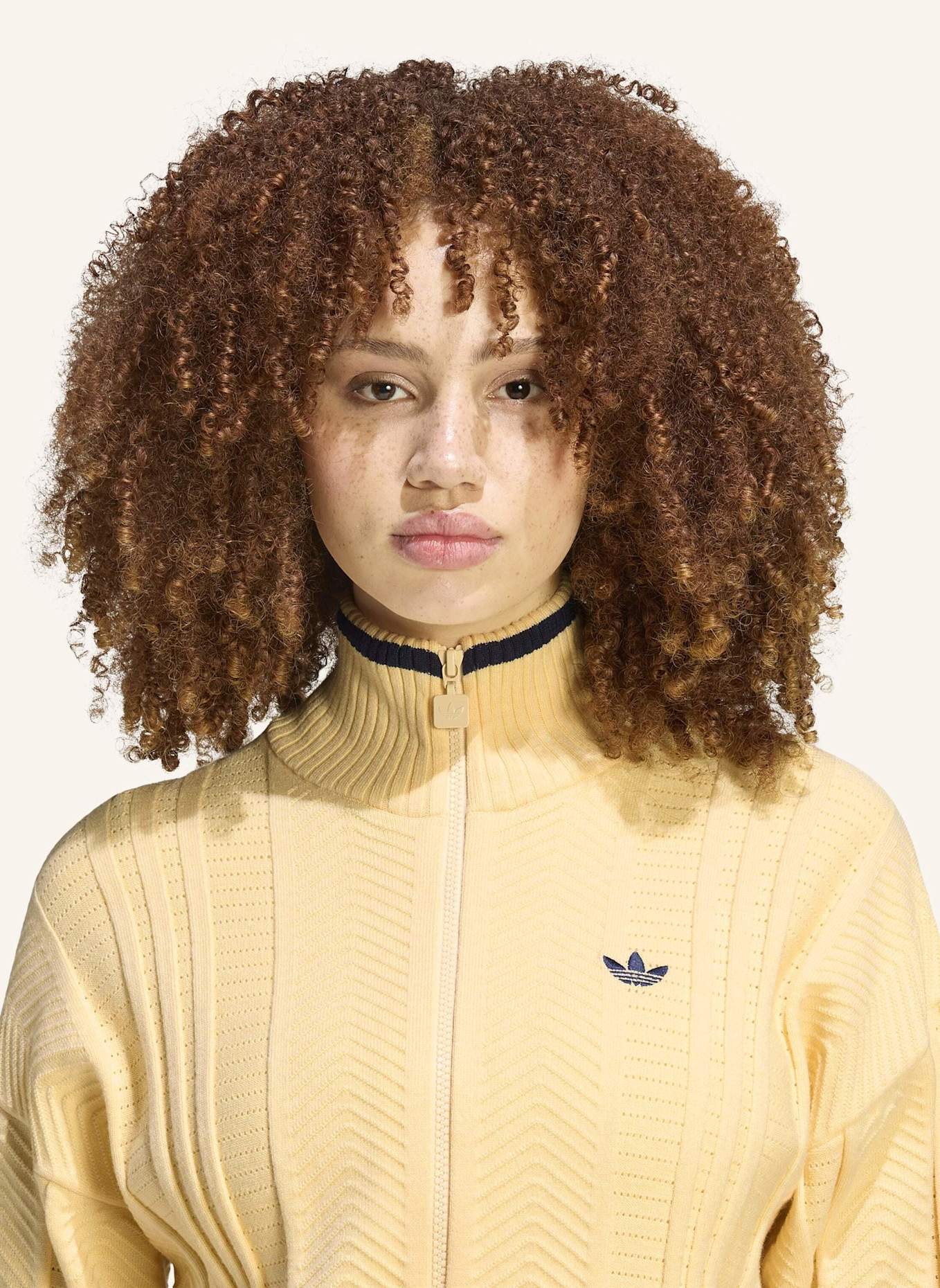 adidas Originals FIREBIRD ORIGINALS JACKE, ZOPFMUSTER: CREME