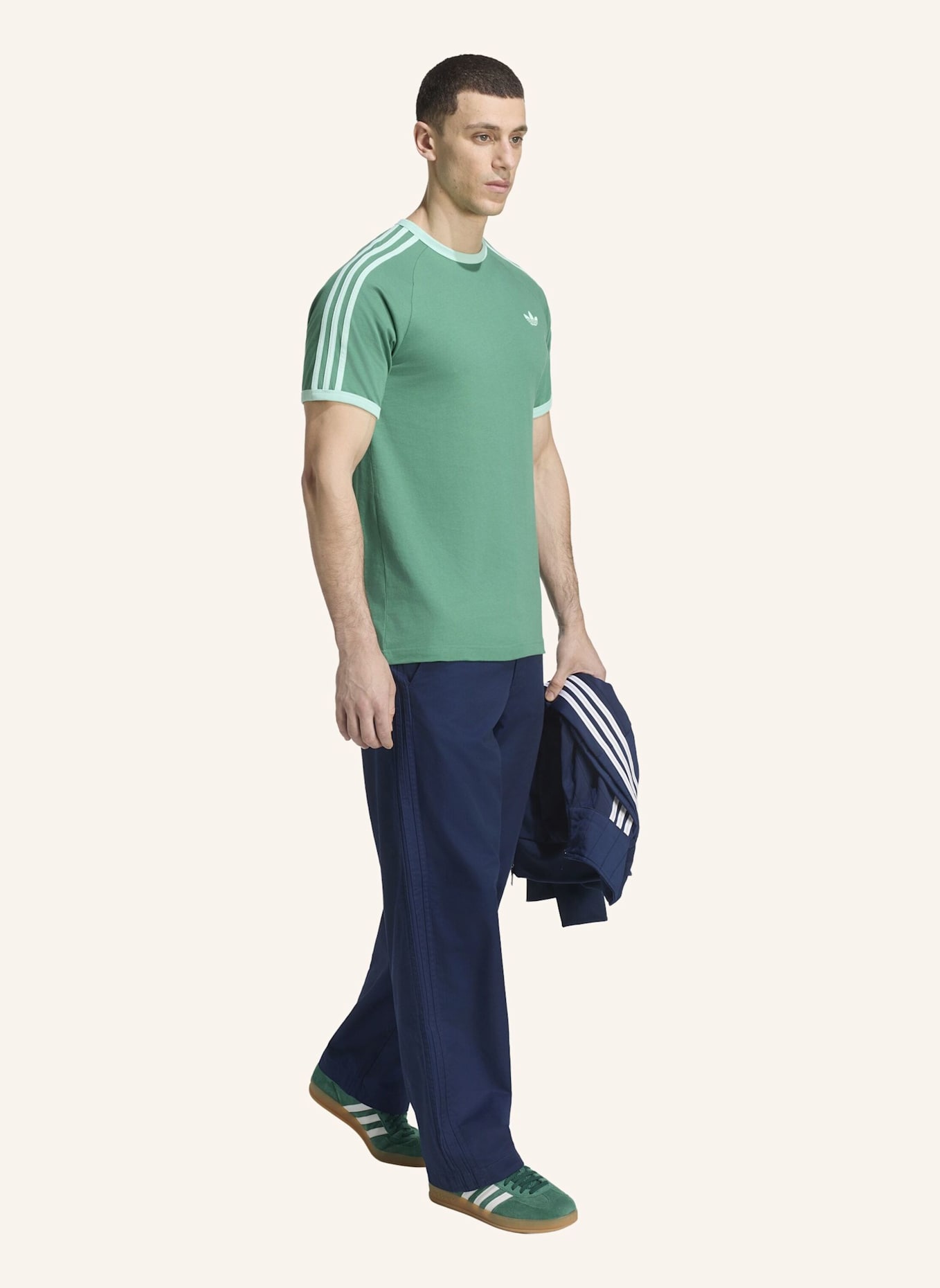 adidas Originals T-SHIRT, 3-STREIFEN: MINT