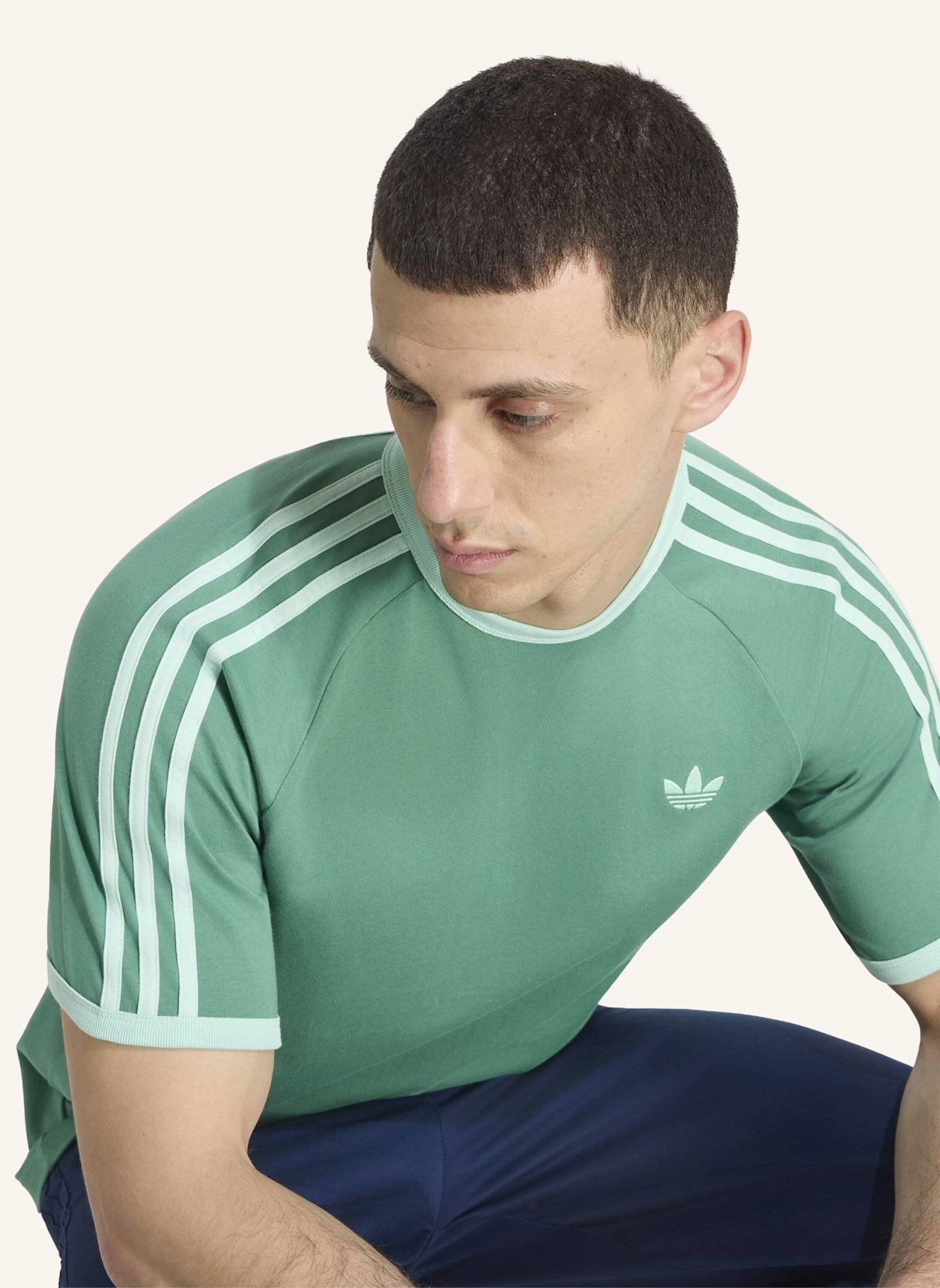 adidas Originals T-SHIRT, 3-STREIFEN: MINT
