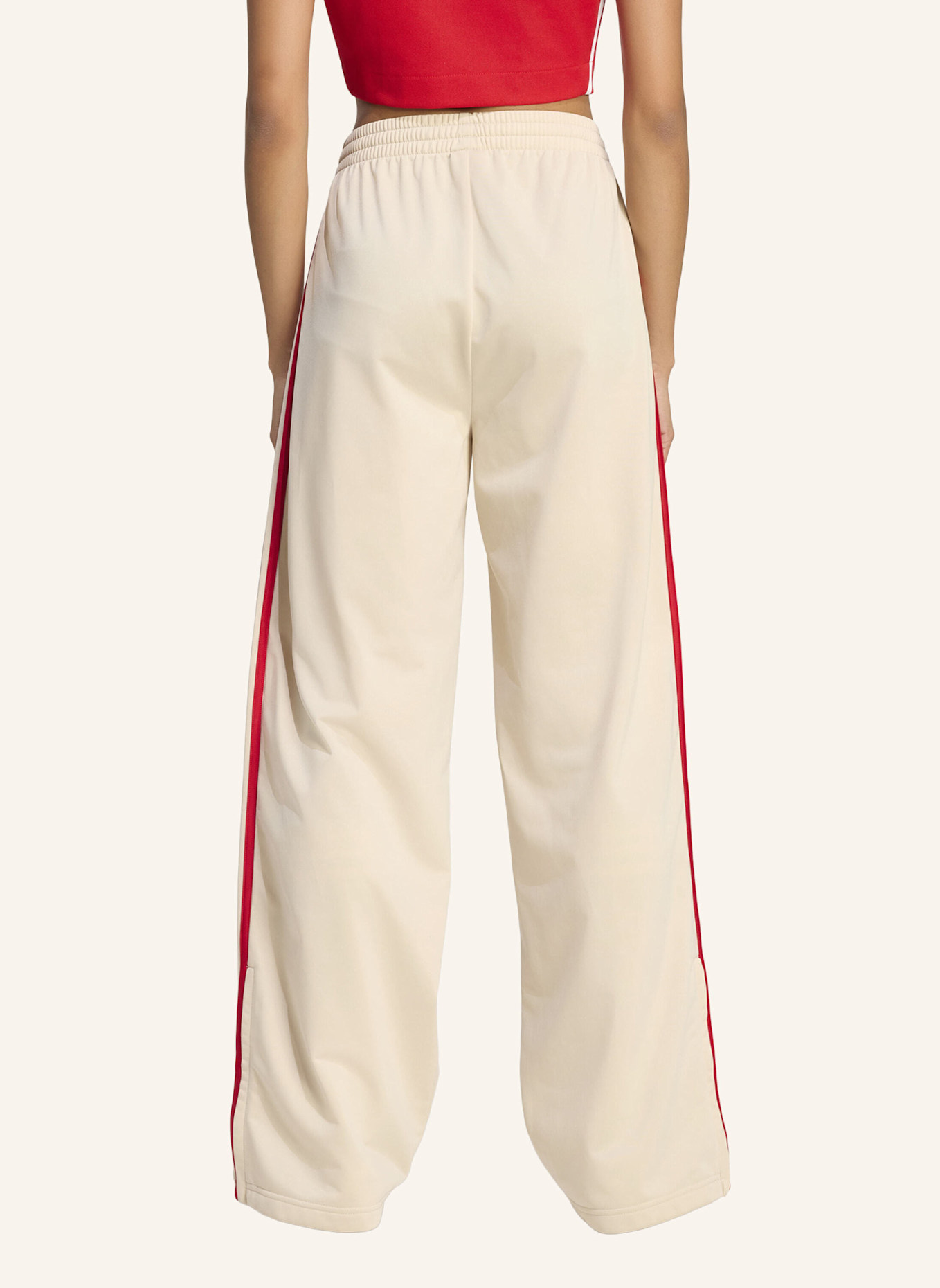 adidas Originals Track Pants FB LOOSE: GRÜN/ ROT