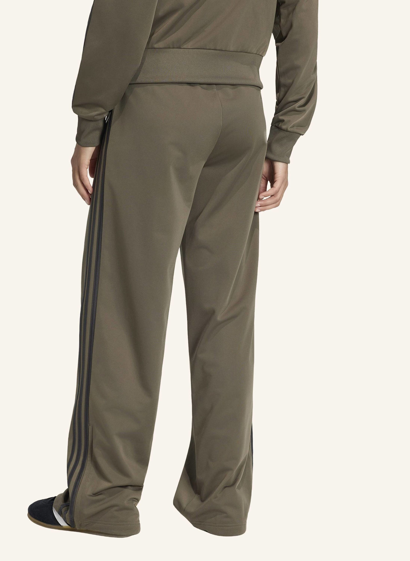 adidas Originals FIREBIRD TRAININGSHOSE, LOCKER GESCHNITTEN: BRAUN/ SCHWARZ