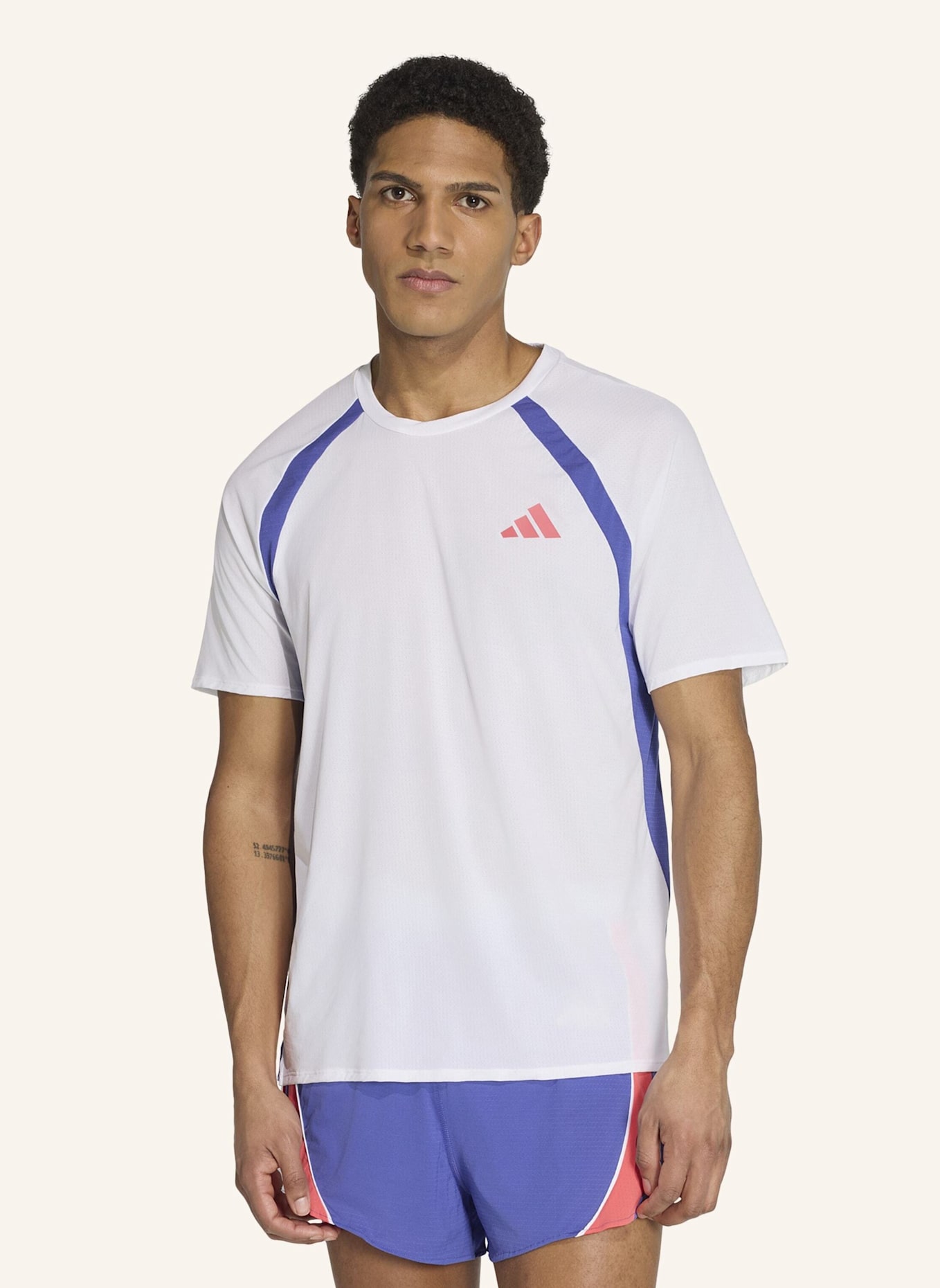 adidas ADIZERO ARCHIVE LAUFSHIRT: WEISS