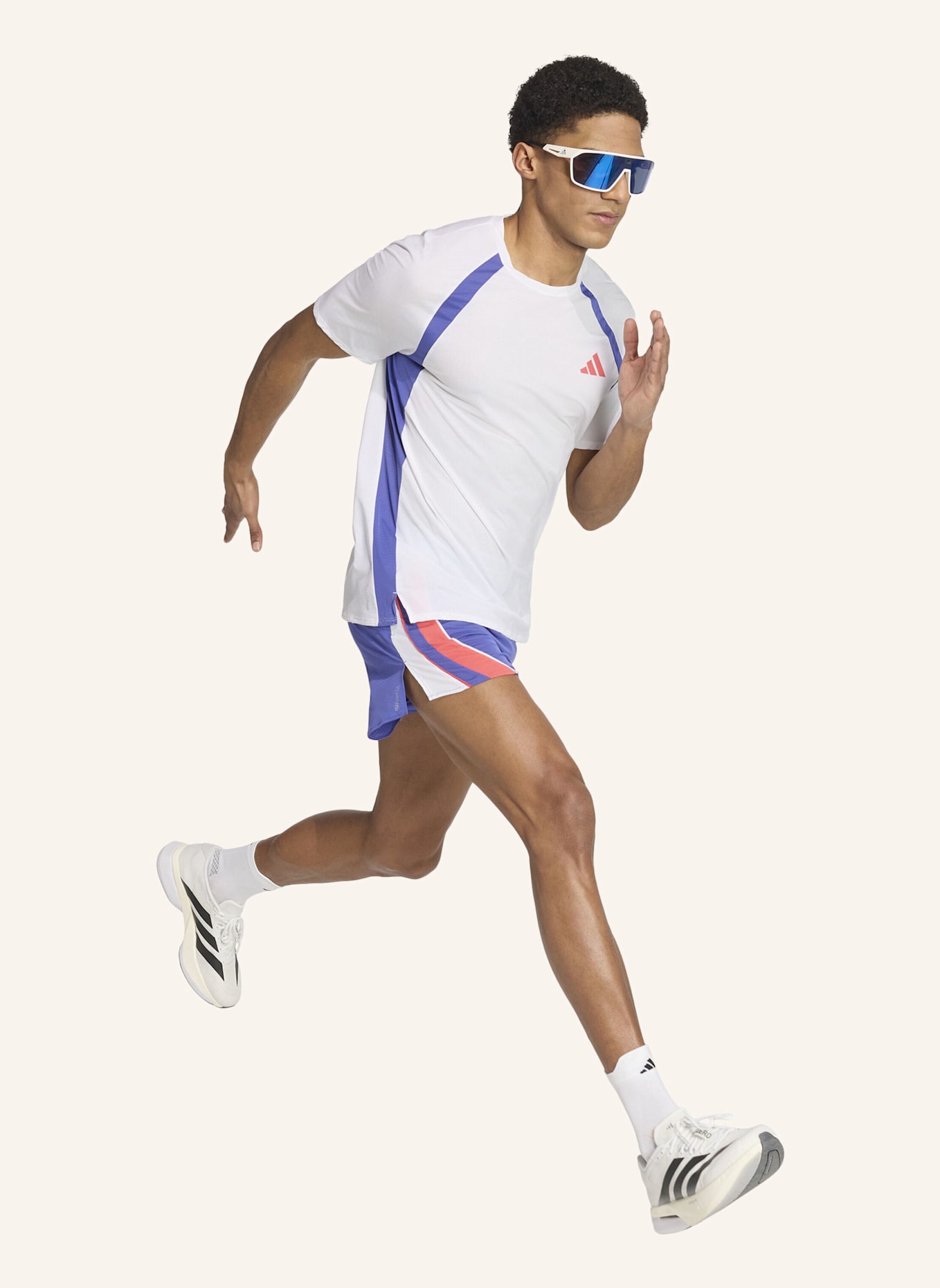 adidas ADIZERO ARCHIVE LAUFSHIRT: WEISS