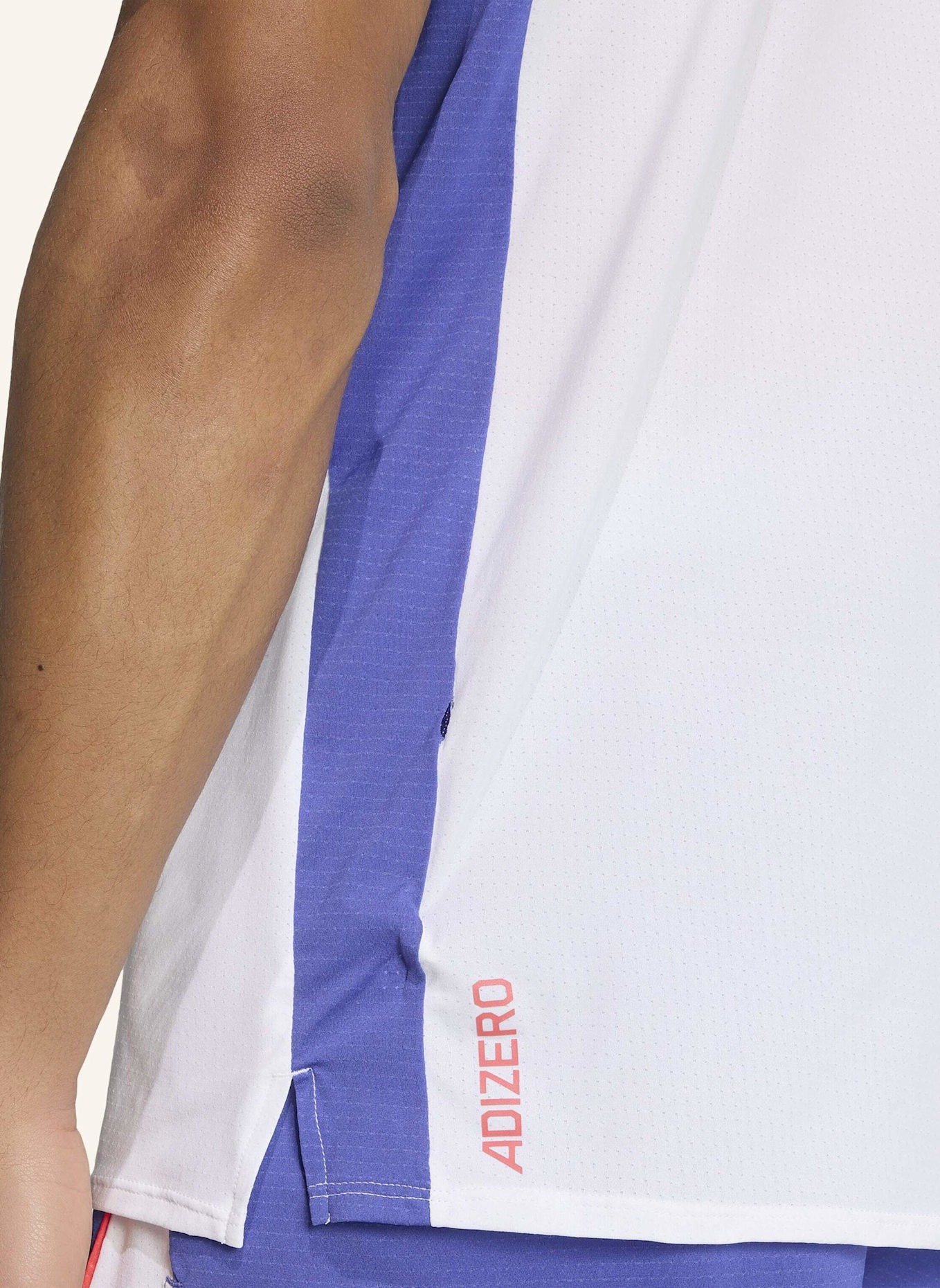 adidas ADIZERO ARCHIVE LAUFSHIRT: WEISS
