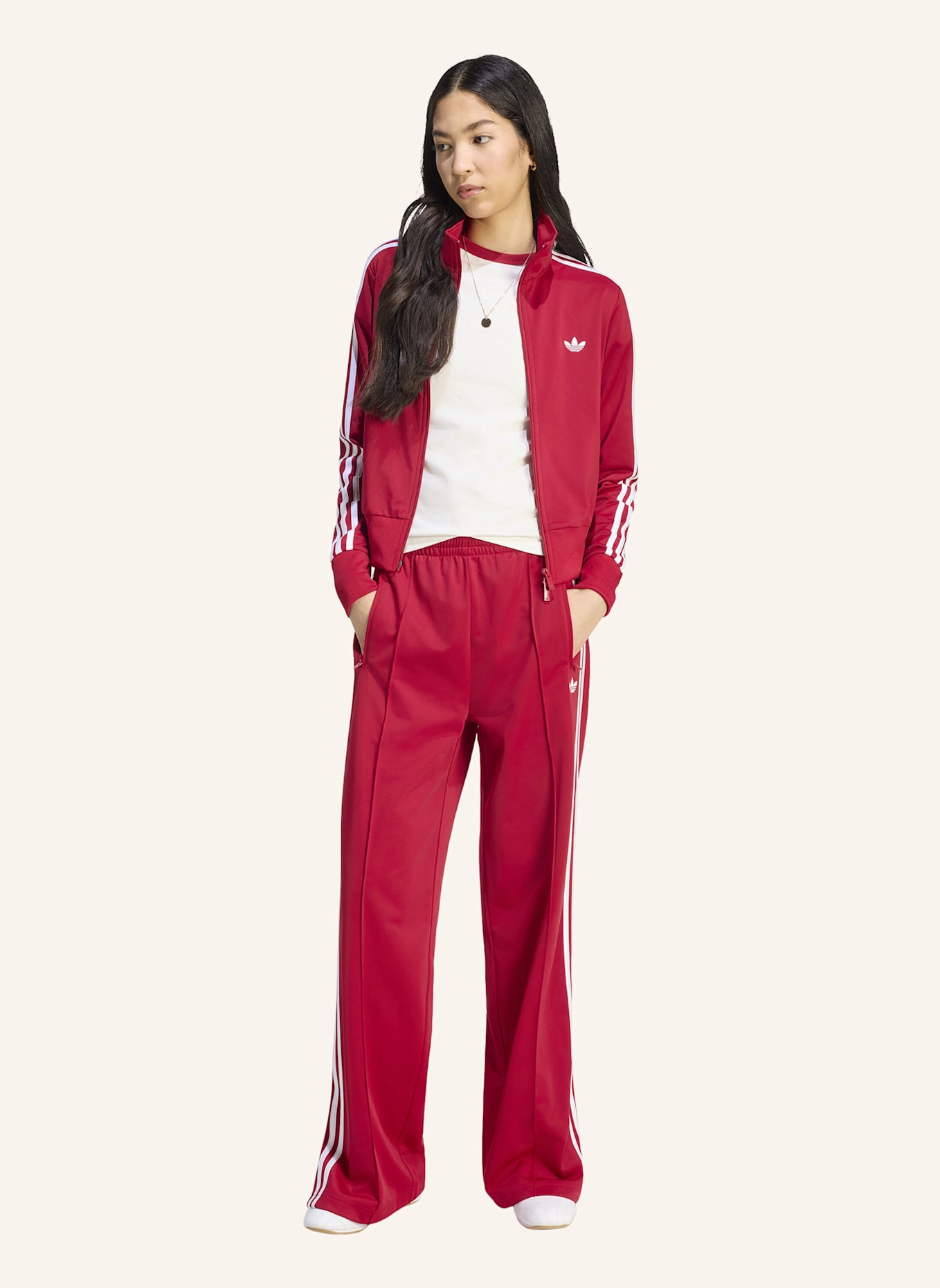 adidas Originals Track Pants FB LOOSE: WEISS
