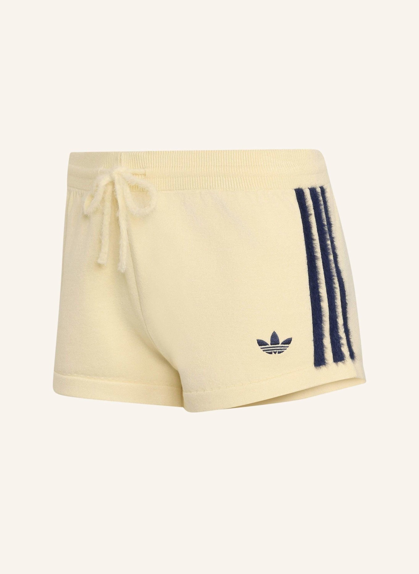 adidas Originals STRICKSHORTS: CREME/ BLAU