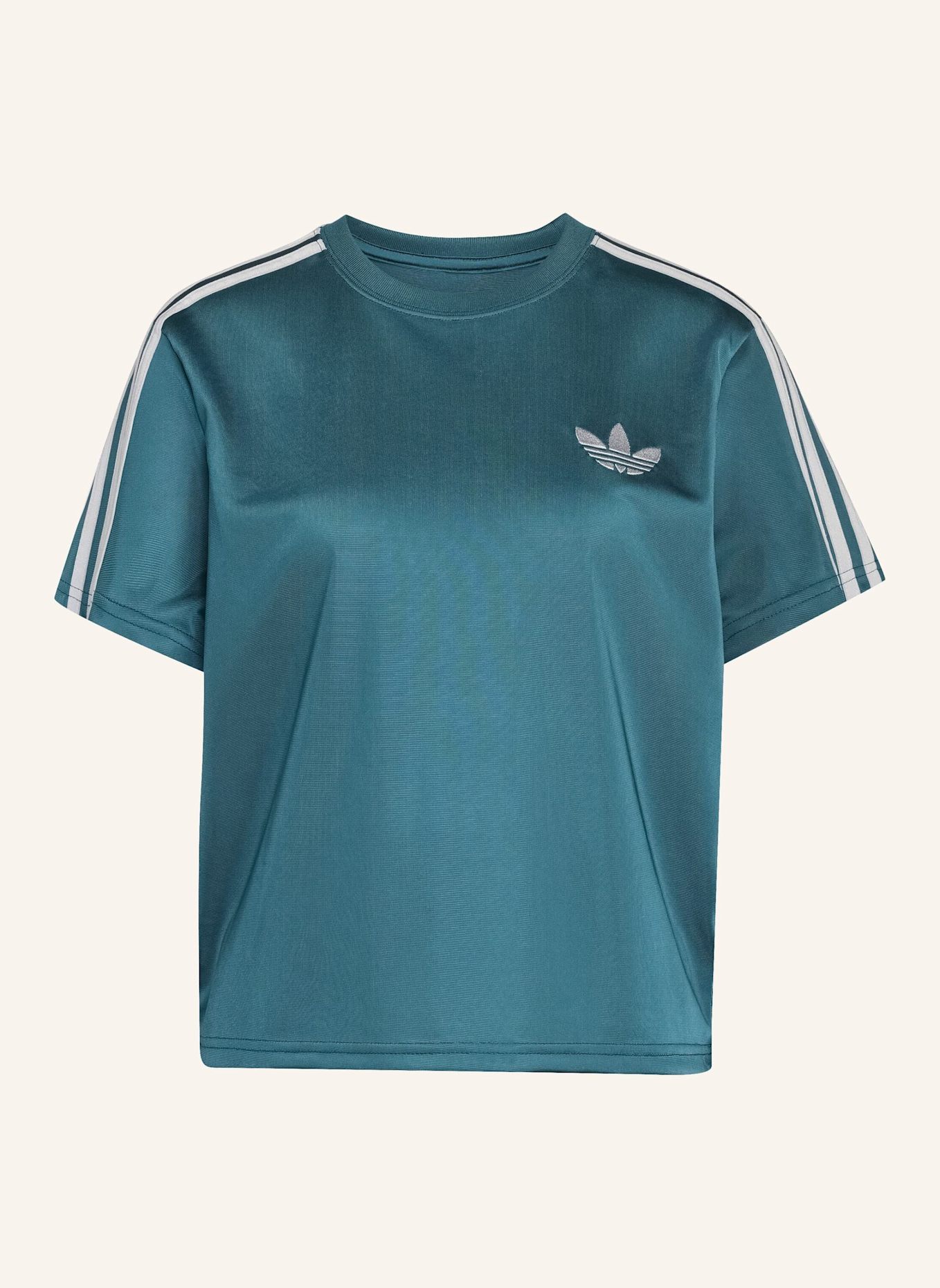 adidas Originals FIREBIRD T-SHIRT: GRÜN/ GRAU