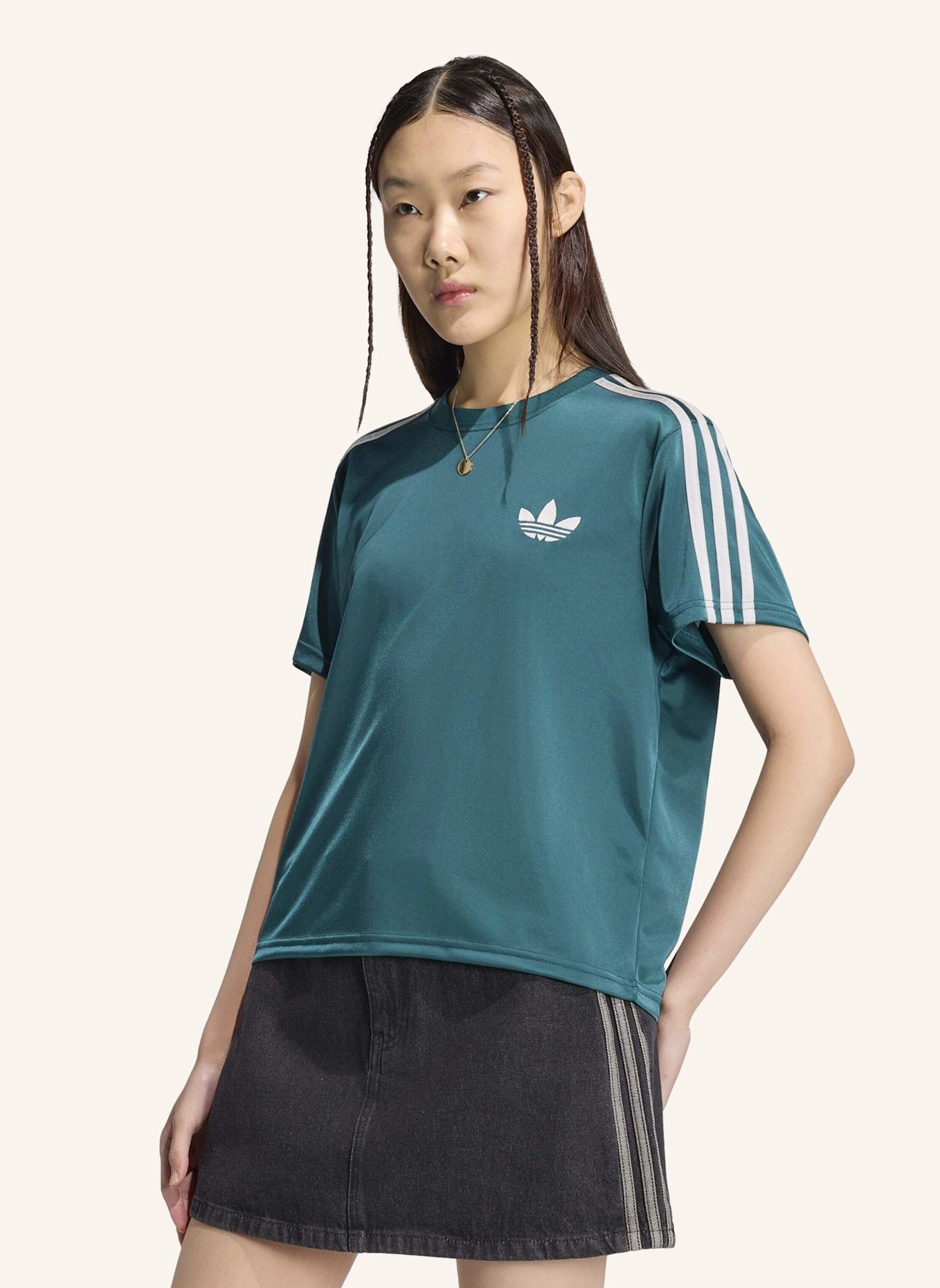 adidas Originals FIREBIRD T-SHIRT: GRÜN/ GRAU