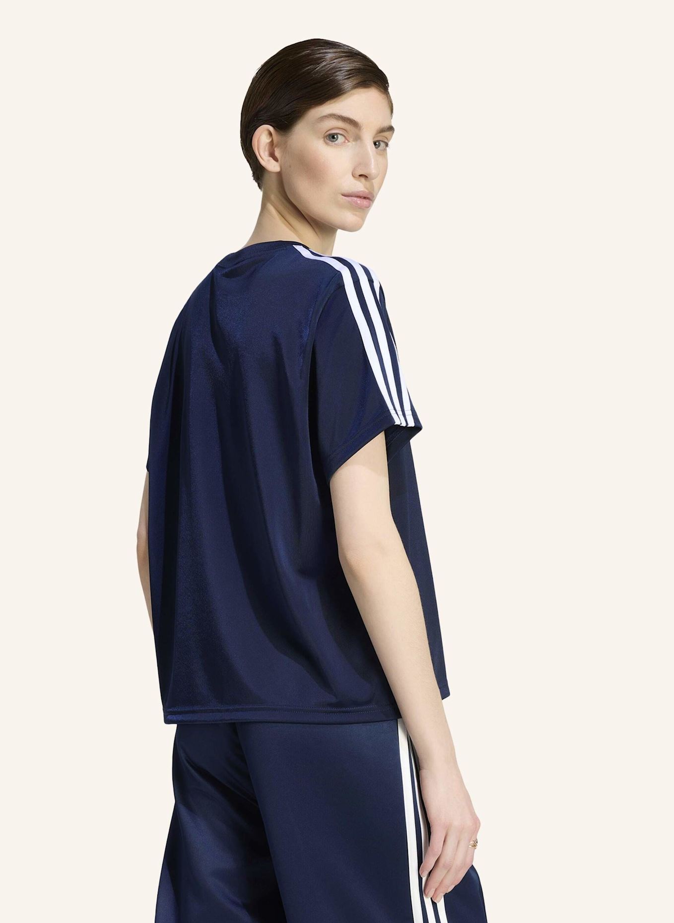 adidas Originals FIREBIRD T-SHIRT: BLAU/ WEISS