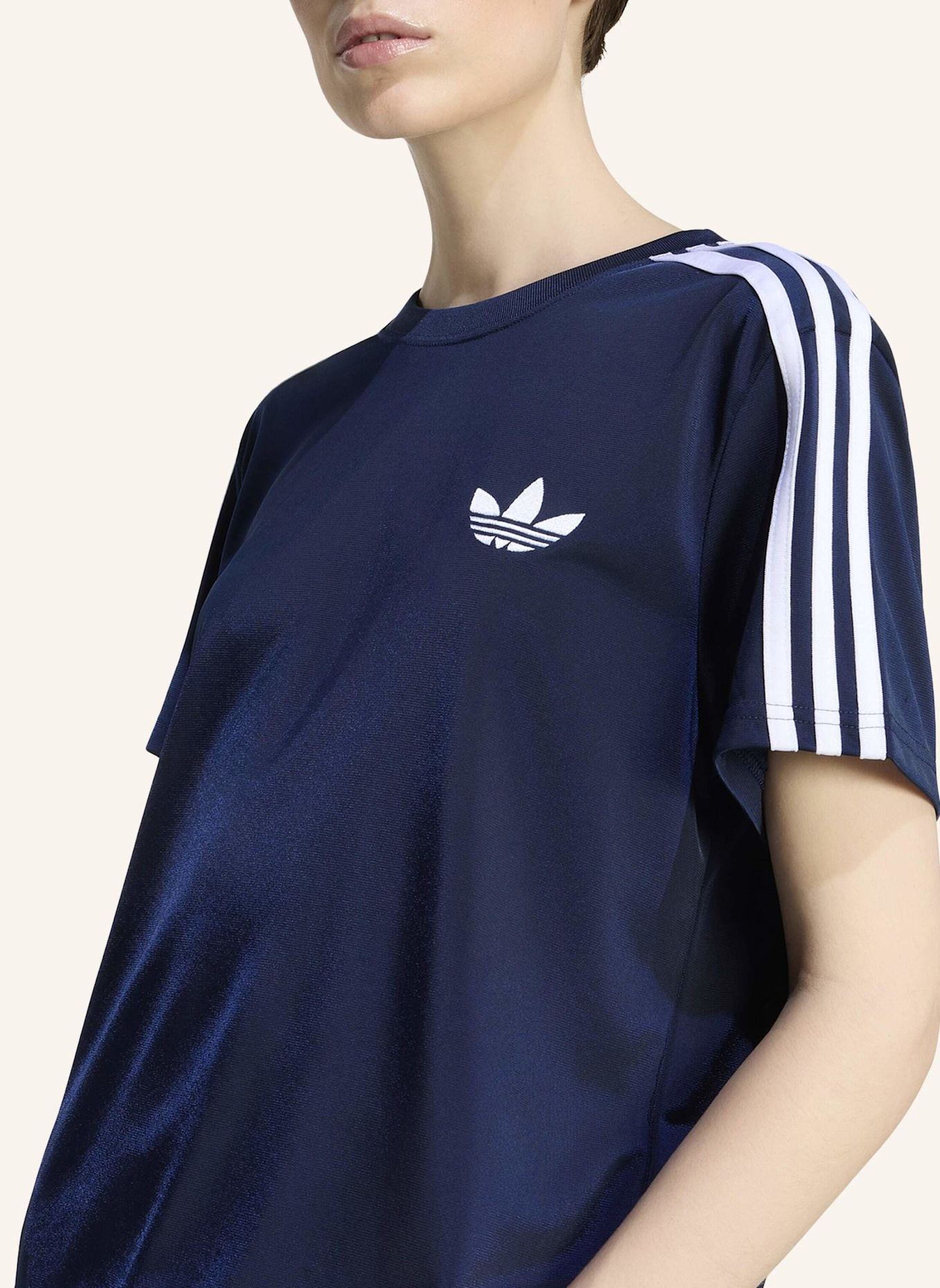 adidas Originals FIREBIRD T-SHIRT: BLAU/ WEISS