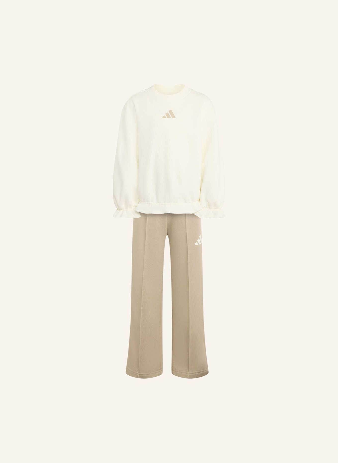 adidas SEASONALS SWEATSET, RÜSCHEN: WEISS