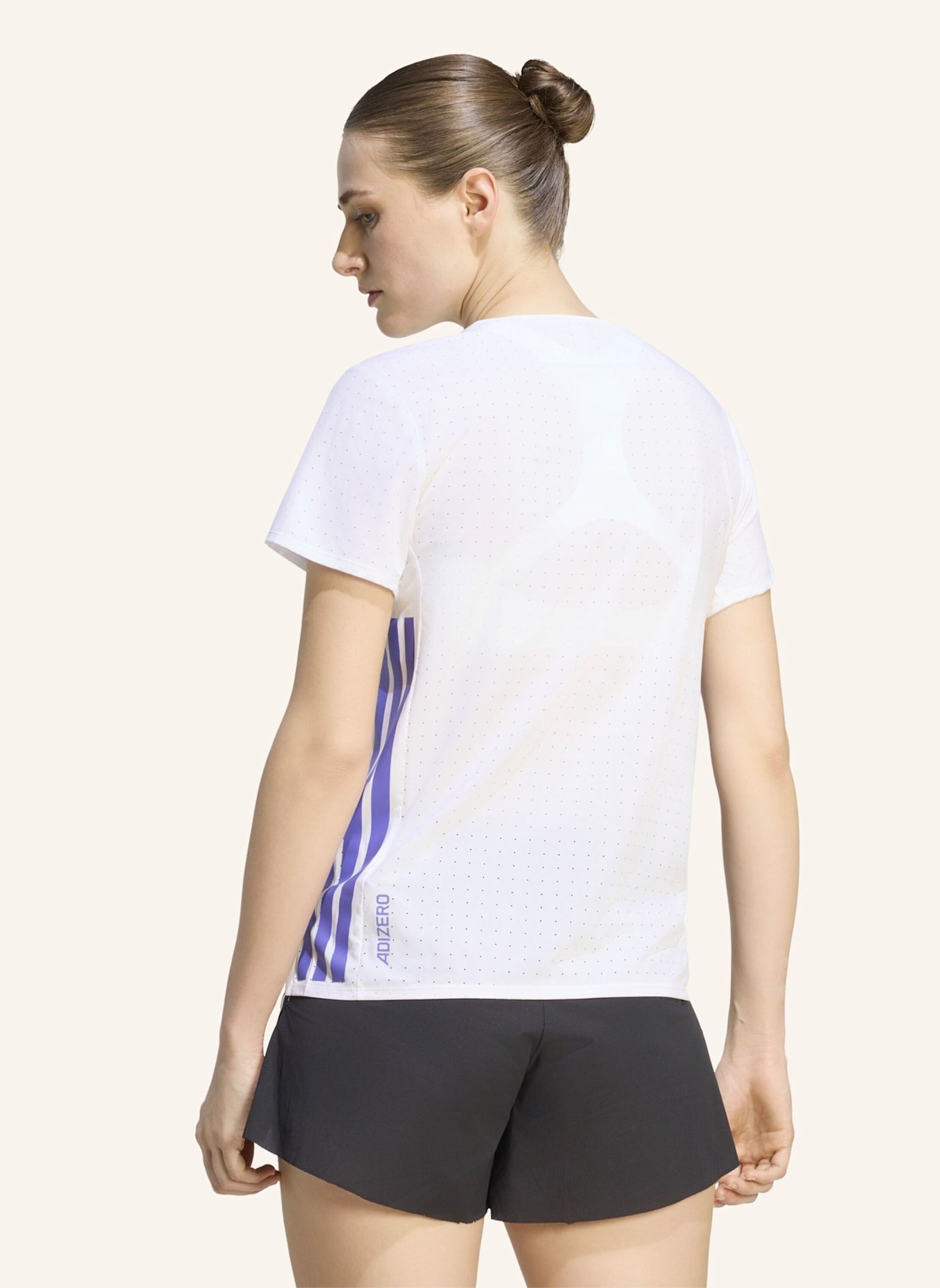 adidas Funktionsshirt ADIZERO: WEISS