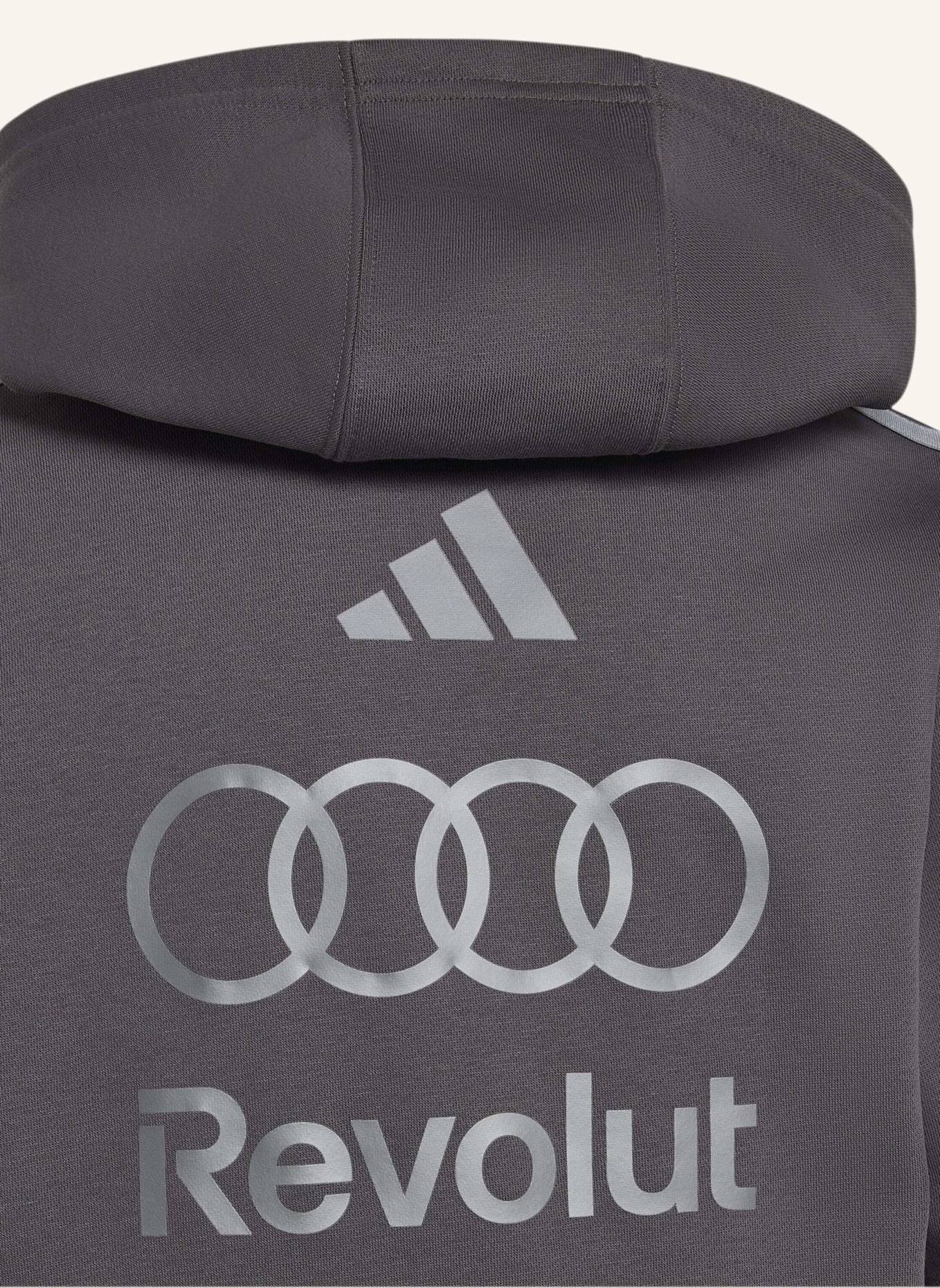 adidas AUDI REVOLUT F1 TEAM DRIVER YOUTH HOODIE: GRAU
