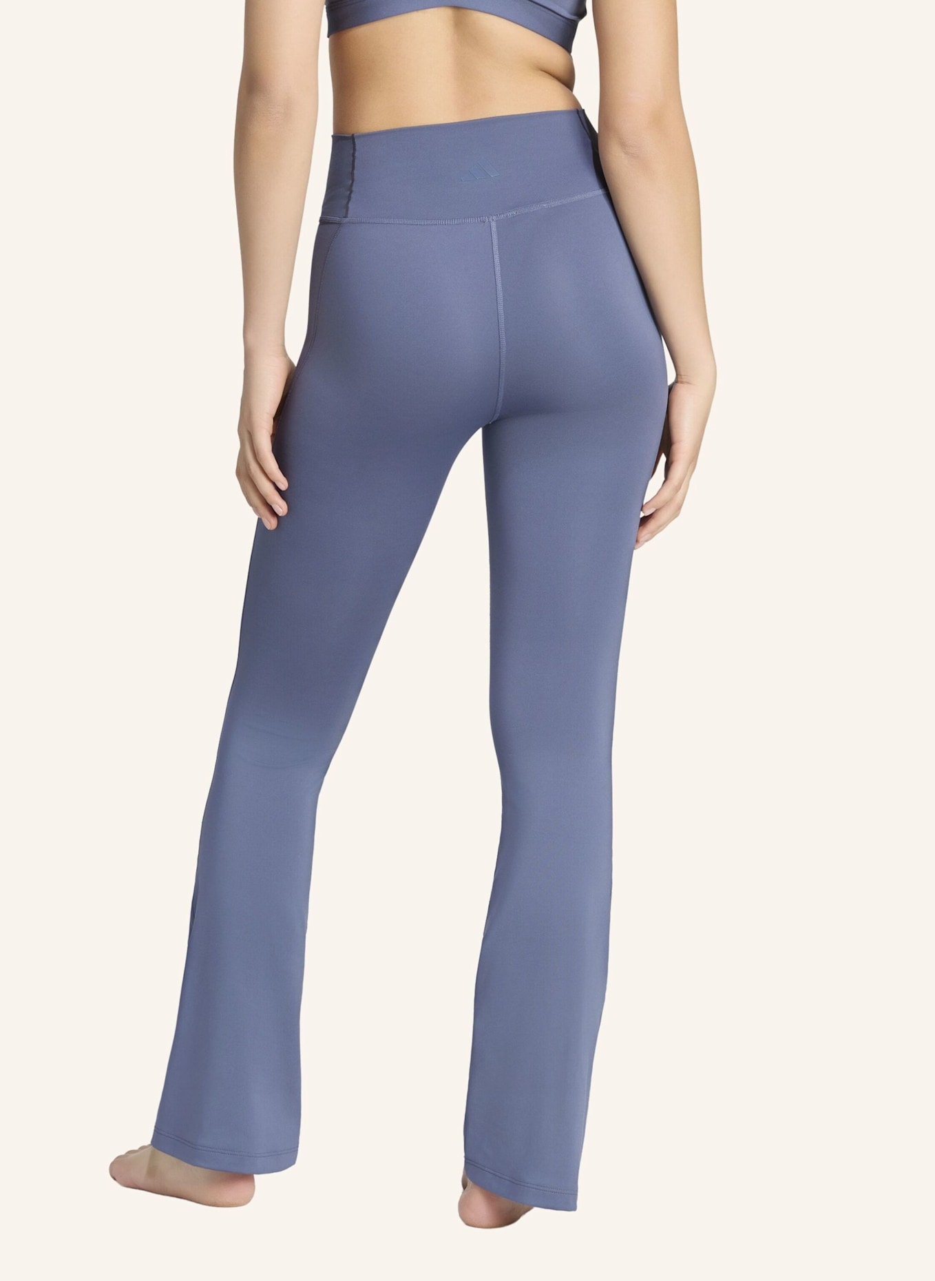 adidas ALL ME ESSENTIALS FLARE LEGGINGS: BLAU