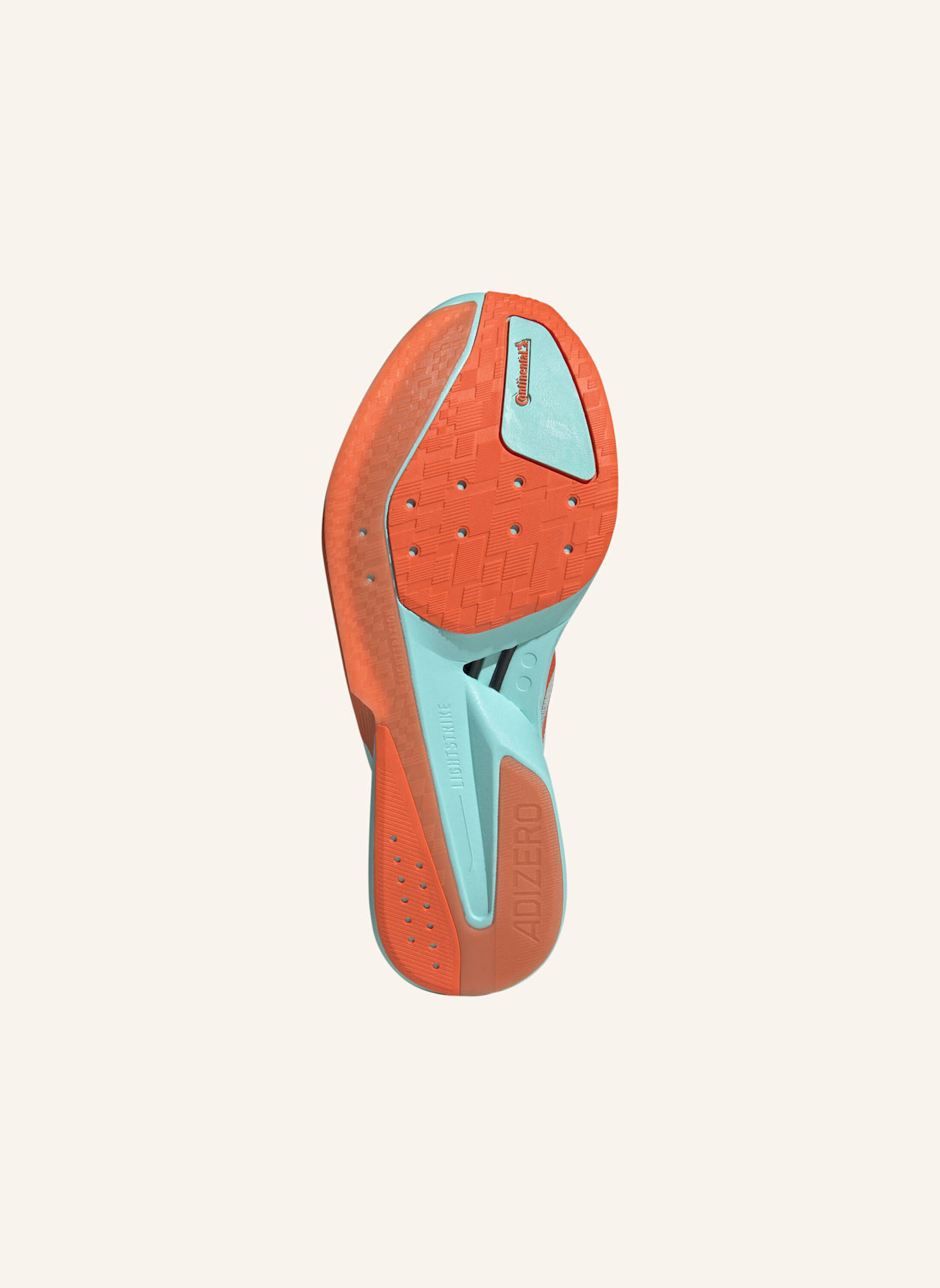 adidas Laufschuhe ADIZERO BOSTON 13: GRÜN/ ORANGE/ GRAU